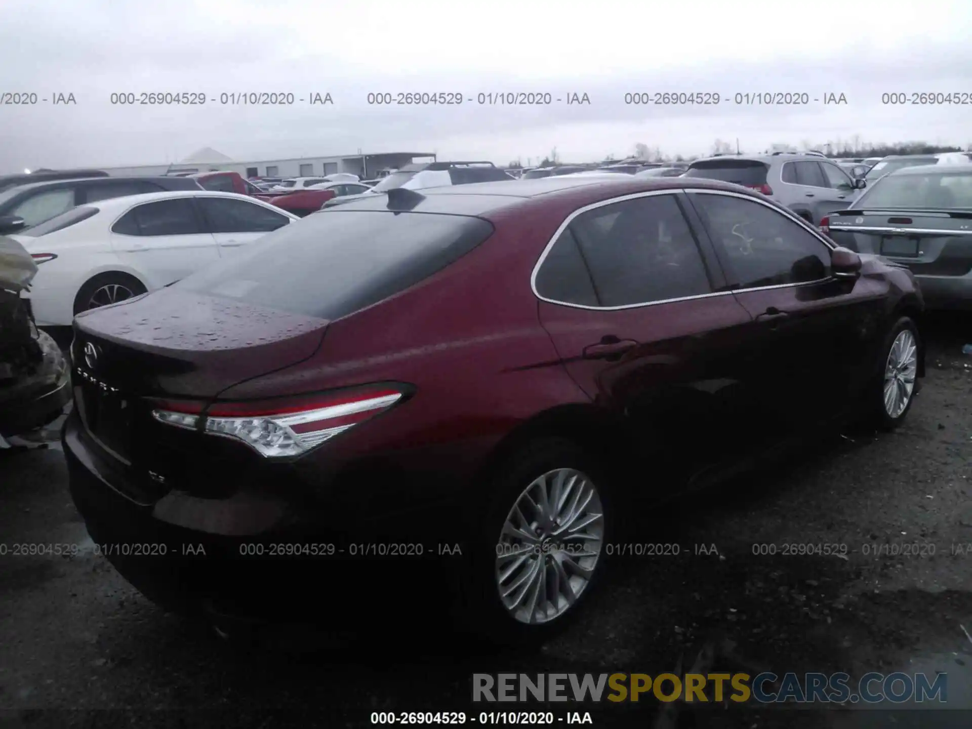 4 Фотография поврежденного автомобиля 4T1B11HK5KU795040 TOYOTA CAMRY 2019