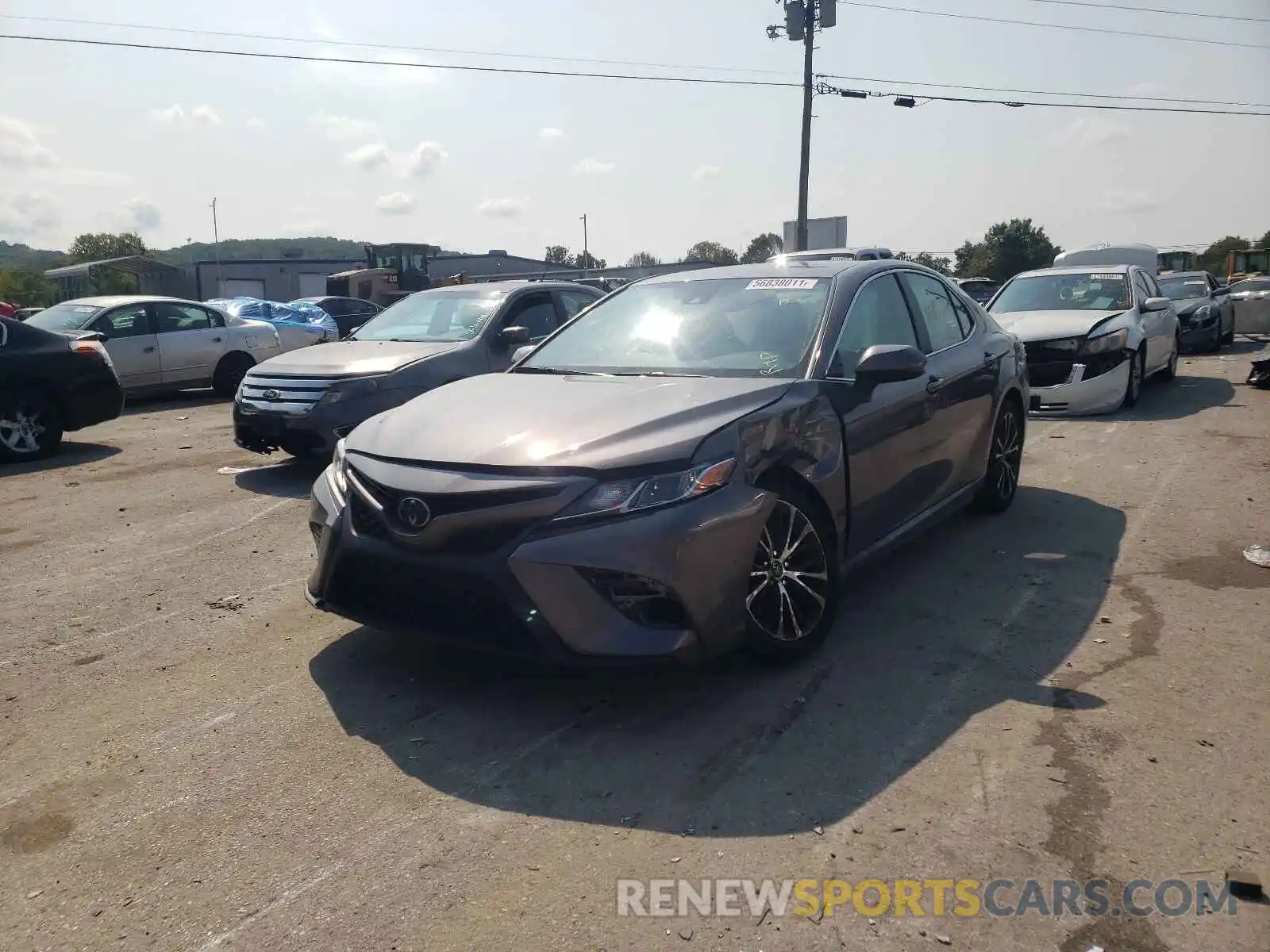 2 Photograph of a damaged car 4T1B11HK5KU796477 TOYOTA CAMRY 2019