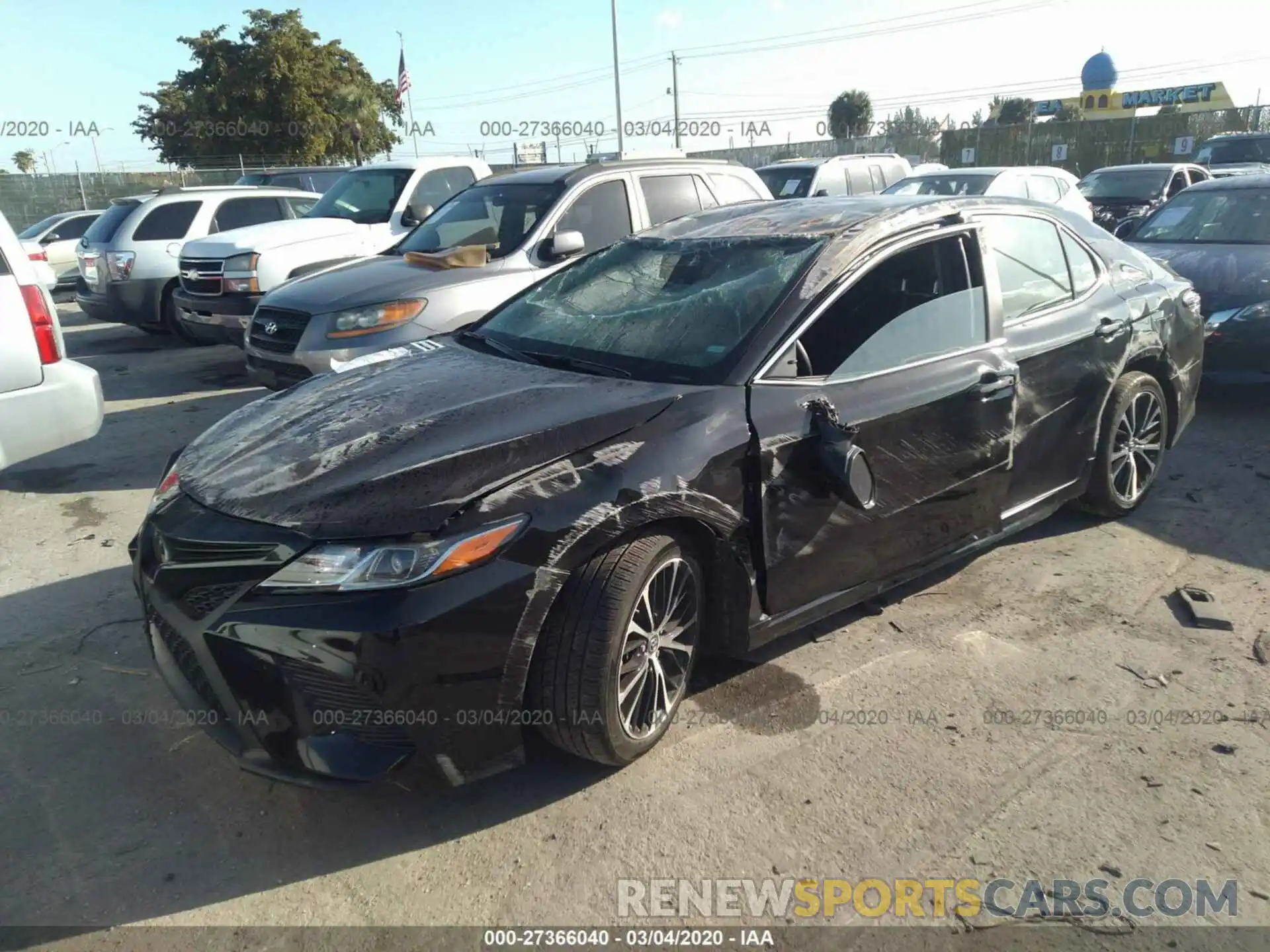 2 Photograph of a damaged car 4T1B11HK5KU797127 TOYOTA CAMRY 2019