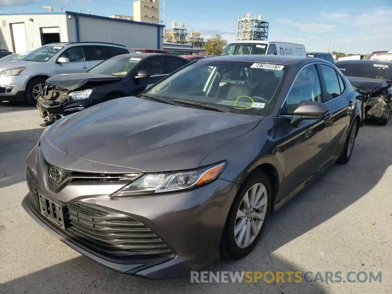 2 Photograph of a damaged car 4T1B11HK5KU797158 TOYOTA CAMRY 2019