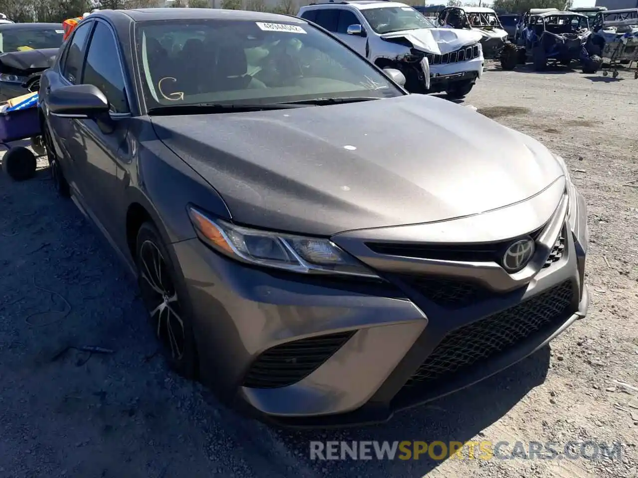 1 Photograph of a damaged car 4T1B11HK5KU801290 TOYOTA CAMRY 2019