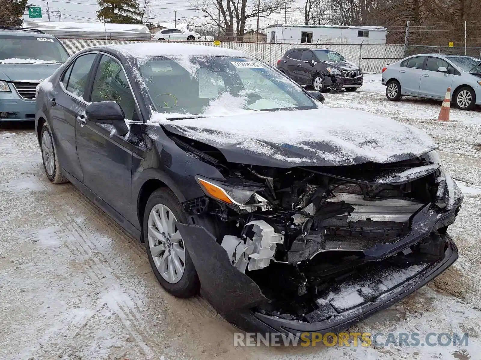 1 Photograph of a damaged car 4T1B11HK5KU802102 TOYOTA CAMRY 2019