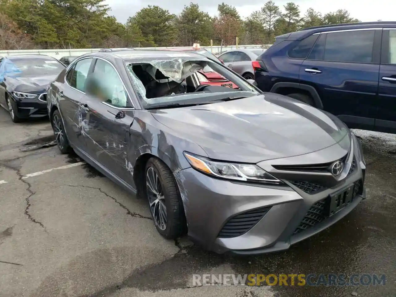 1 Photograph of a damaged car 4T1B11HK5KU802939 TOYOTA CAMRY 2019