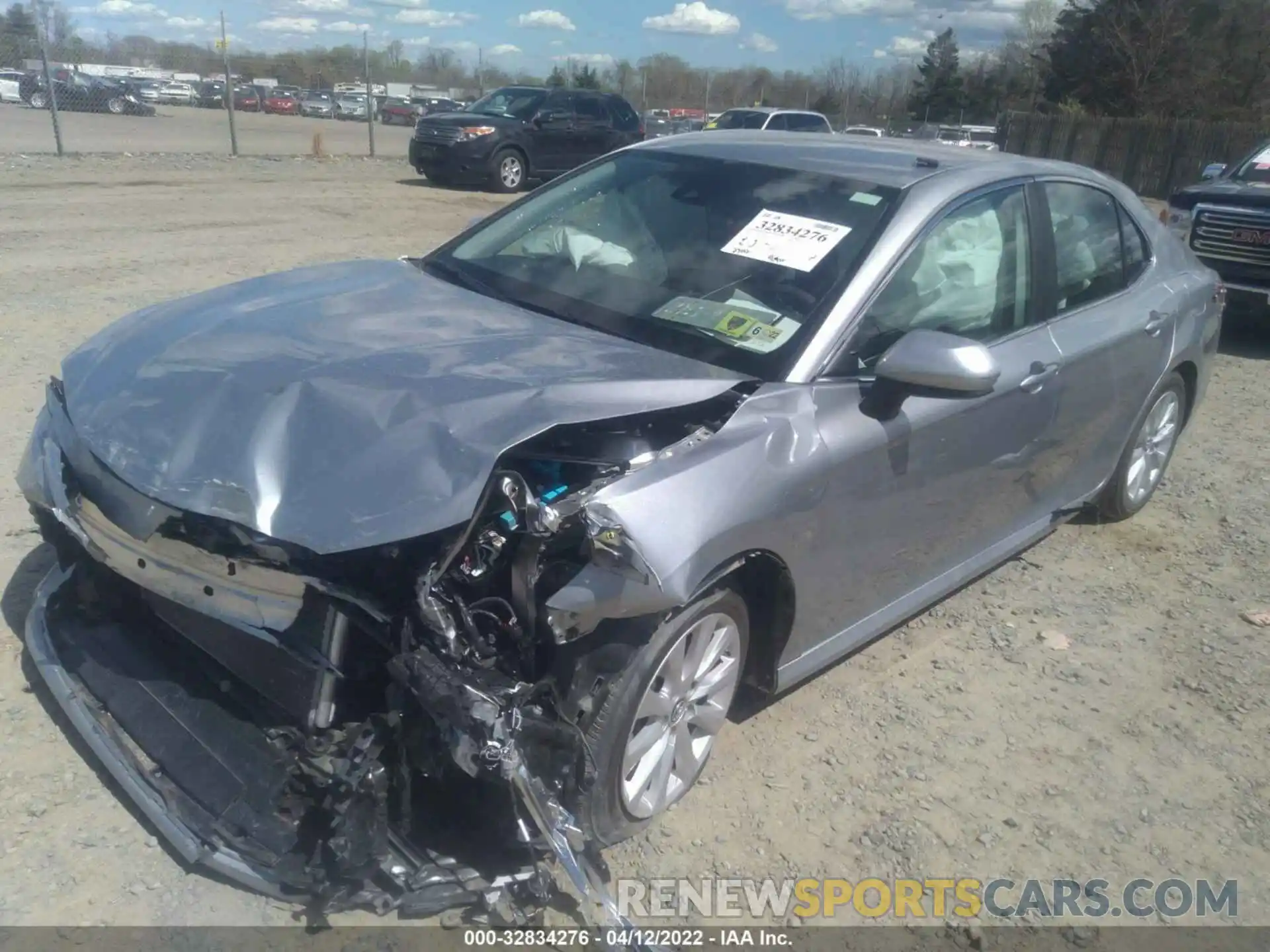 2 Photograph of a damaged car 4T1B11HK5KU805498 TOYOTA CAMRY 2019