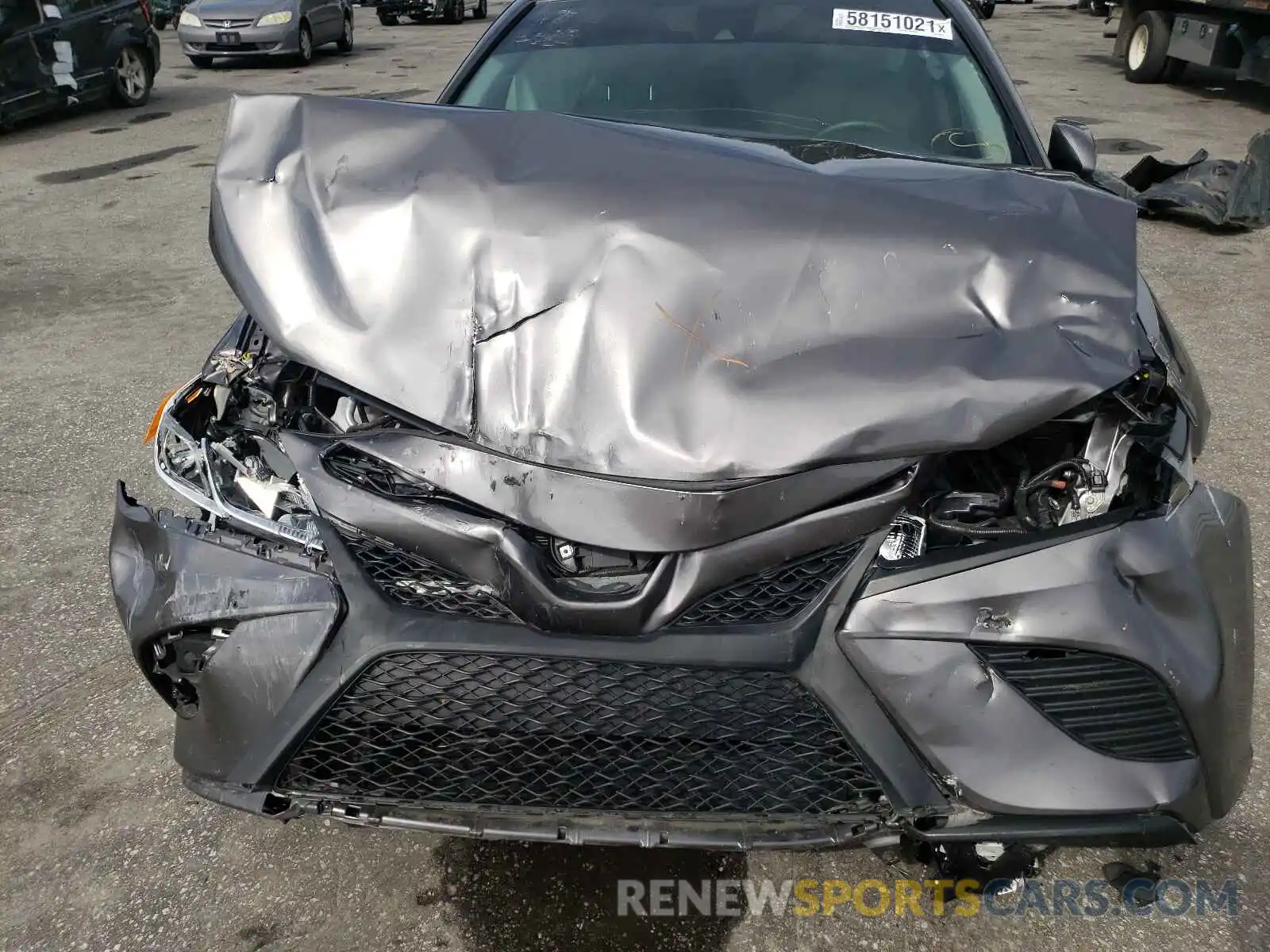 9 Photograph of a damaged car 4T1B11HK5KU806280 TOYOTA CAMRY 2019