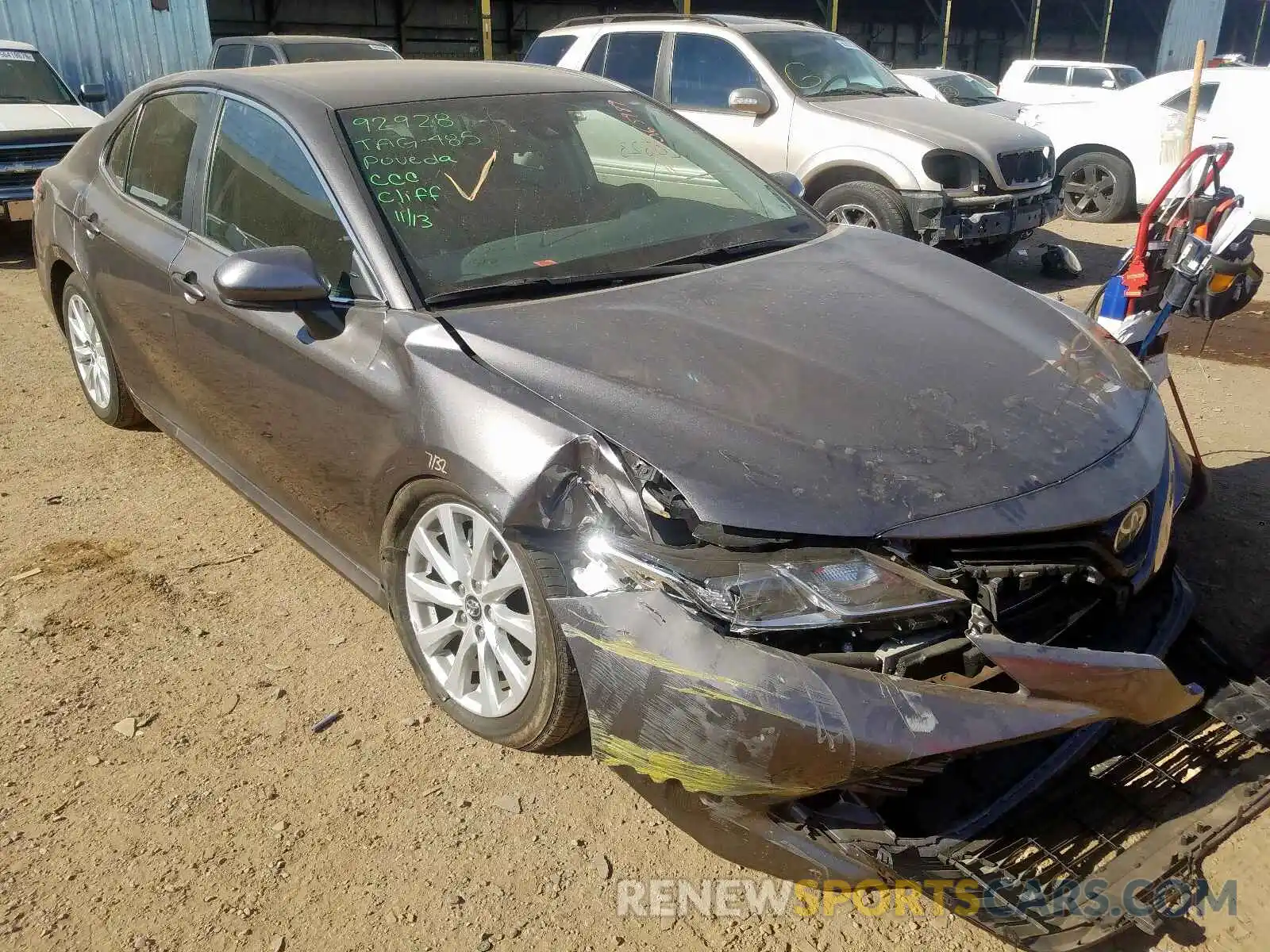 1 Photograph of a damaged car 4T1B11HK5KU807557 TOYOTA CAMRY 2019