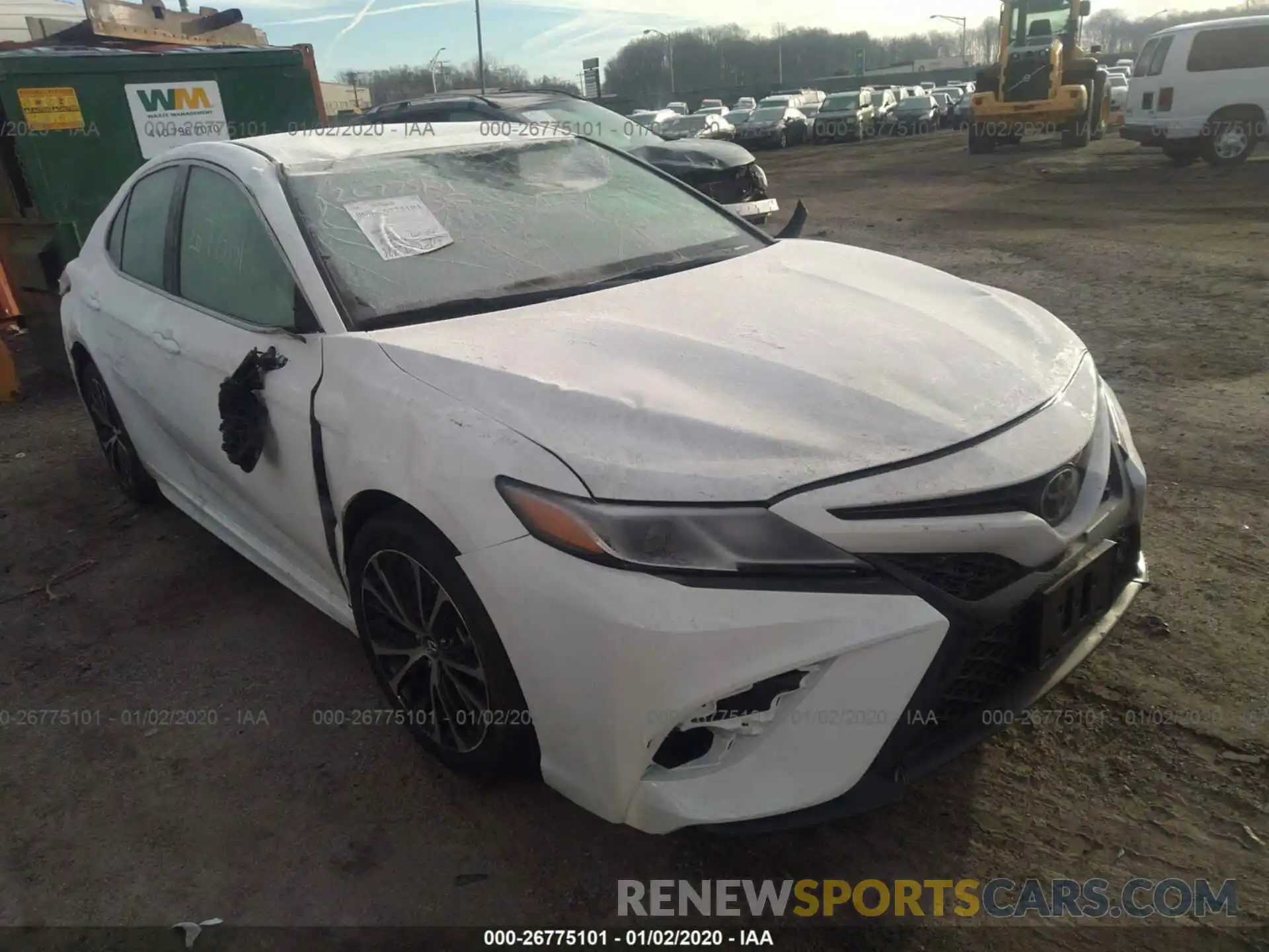 1 Photograph of a damaged car 4T1B11HK5KU810880 TOYOTA CAMRY 2019