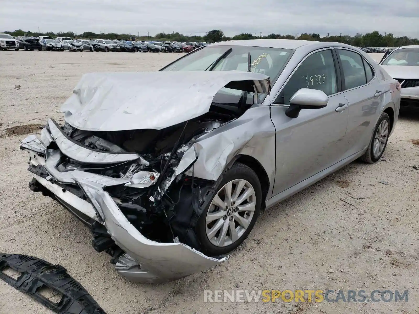 2 Photograph of a damaged car 4T1B11HK5KU811821 TOYOTA CAMRY 2019