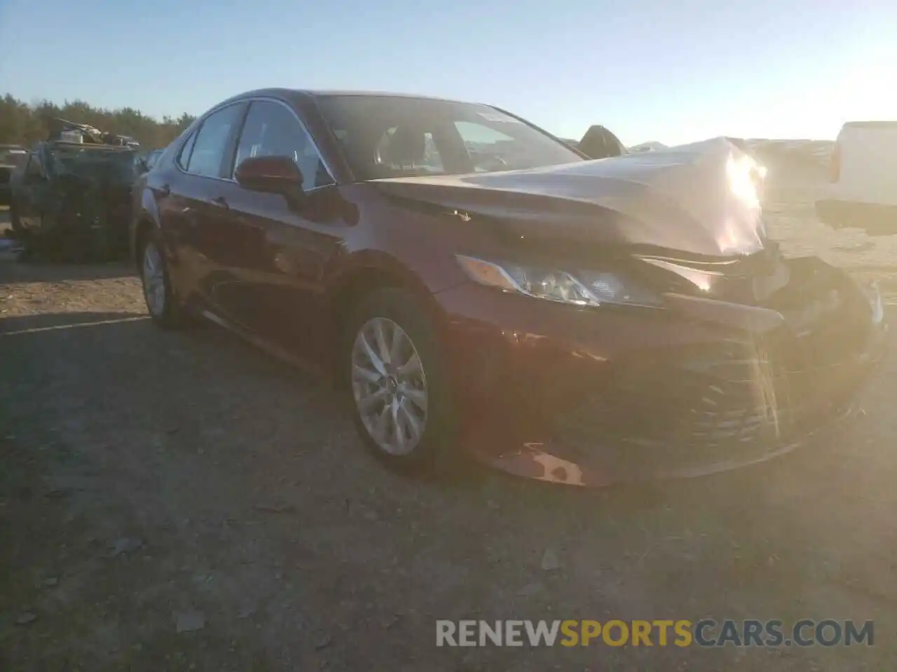 1 Photograph of a damaged car 4T1B11HK5KU813715 TOYOTA CAMRY 2019