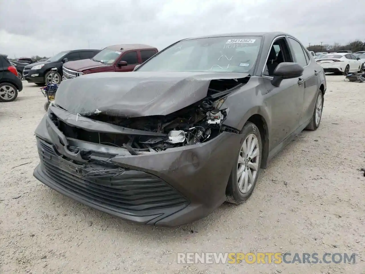 2 Photograph of a damaged car 4T1B11HK5KU814055 TOYOTA CAMRY 2019