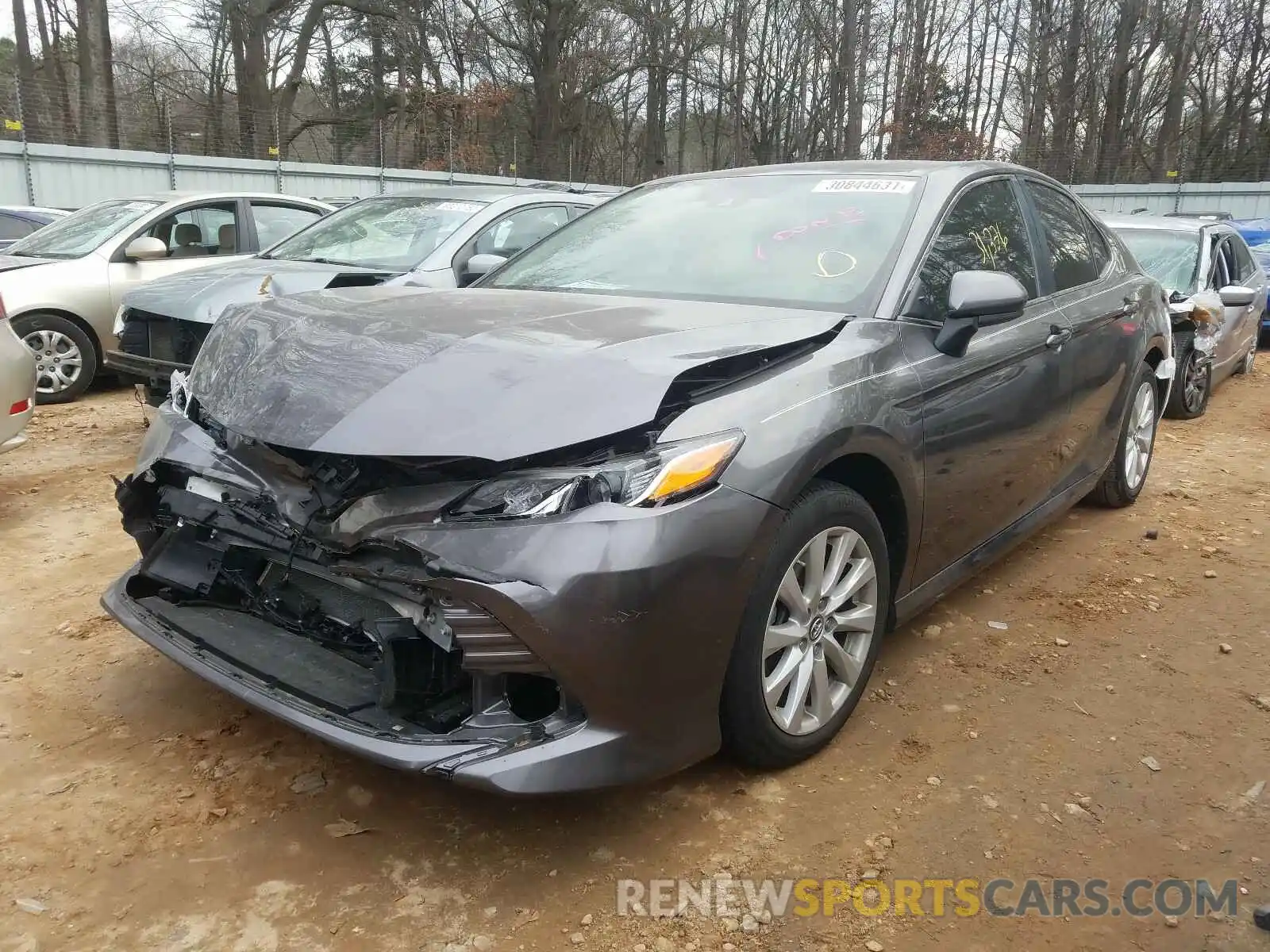 2 Photograph of a damaged car 4T1B11HK5KU818364 TOYOTA CAMRY 2019