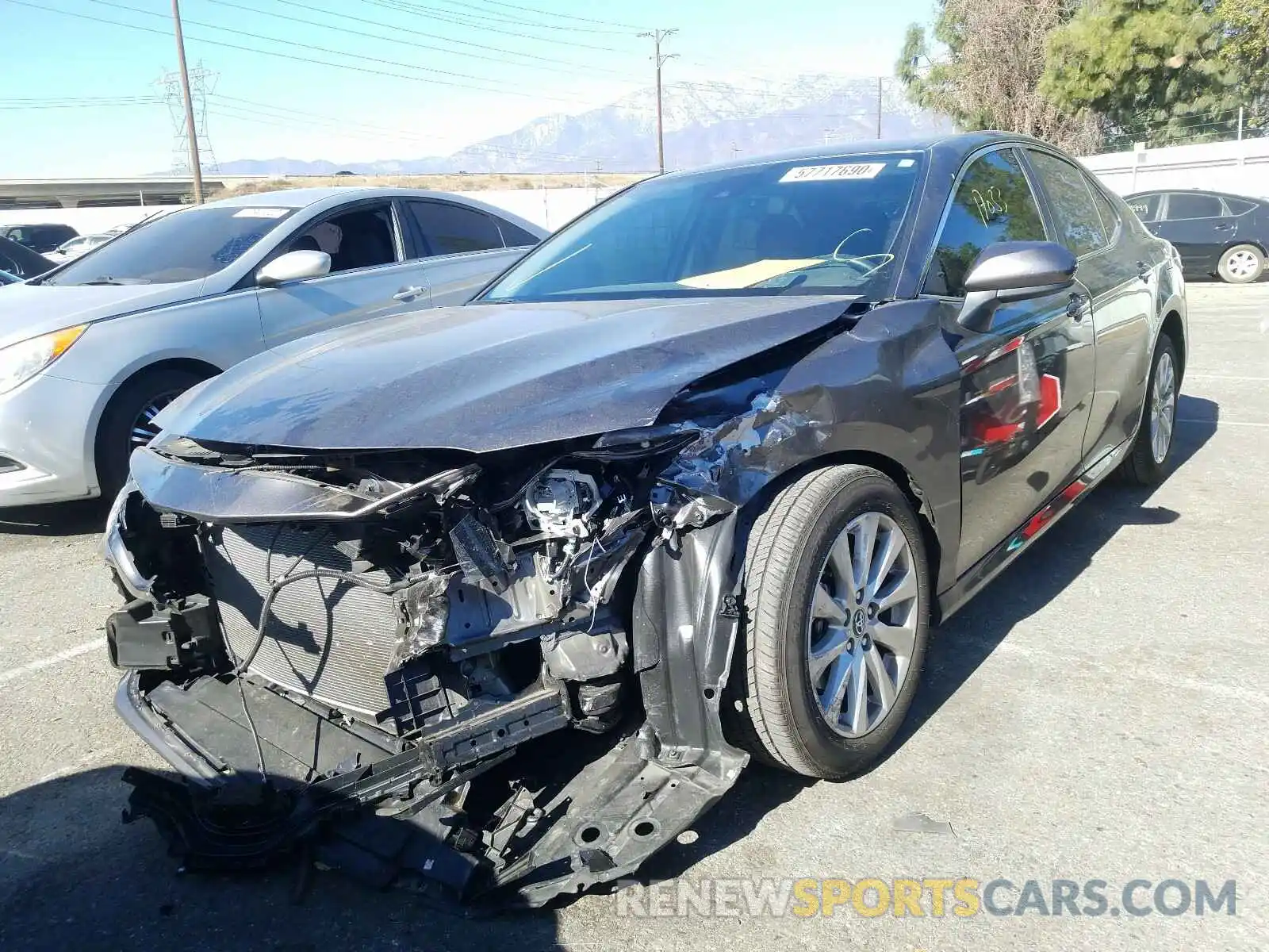 2 Photograph of a damaged car 4T1B11HK5KU818705 TOYOTA CAMRY 2019