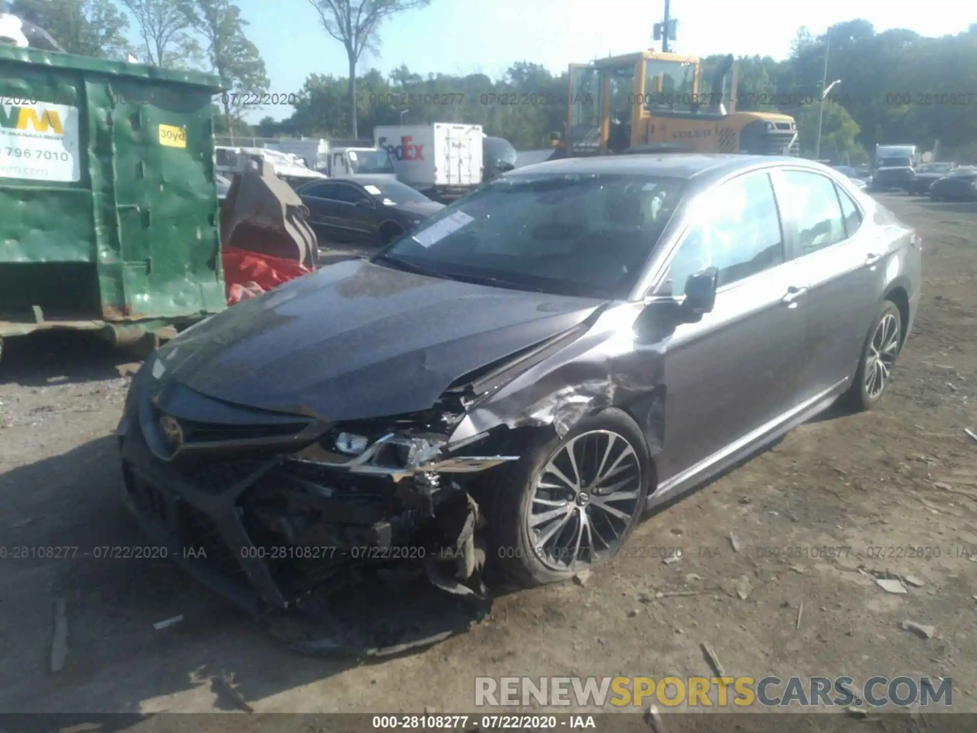 2 Photograph of a damaged car 4T1B11HK5KU824780 TOYOTA CAMRY 2019