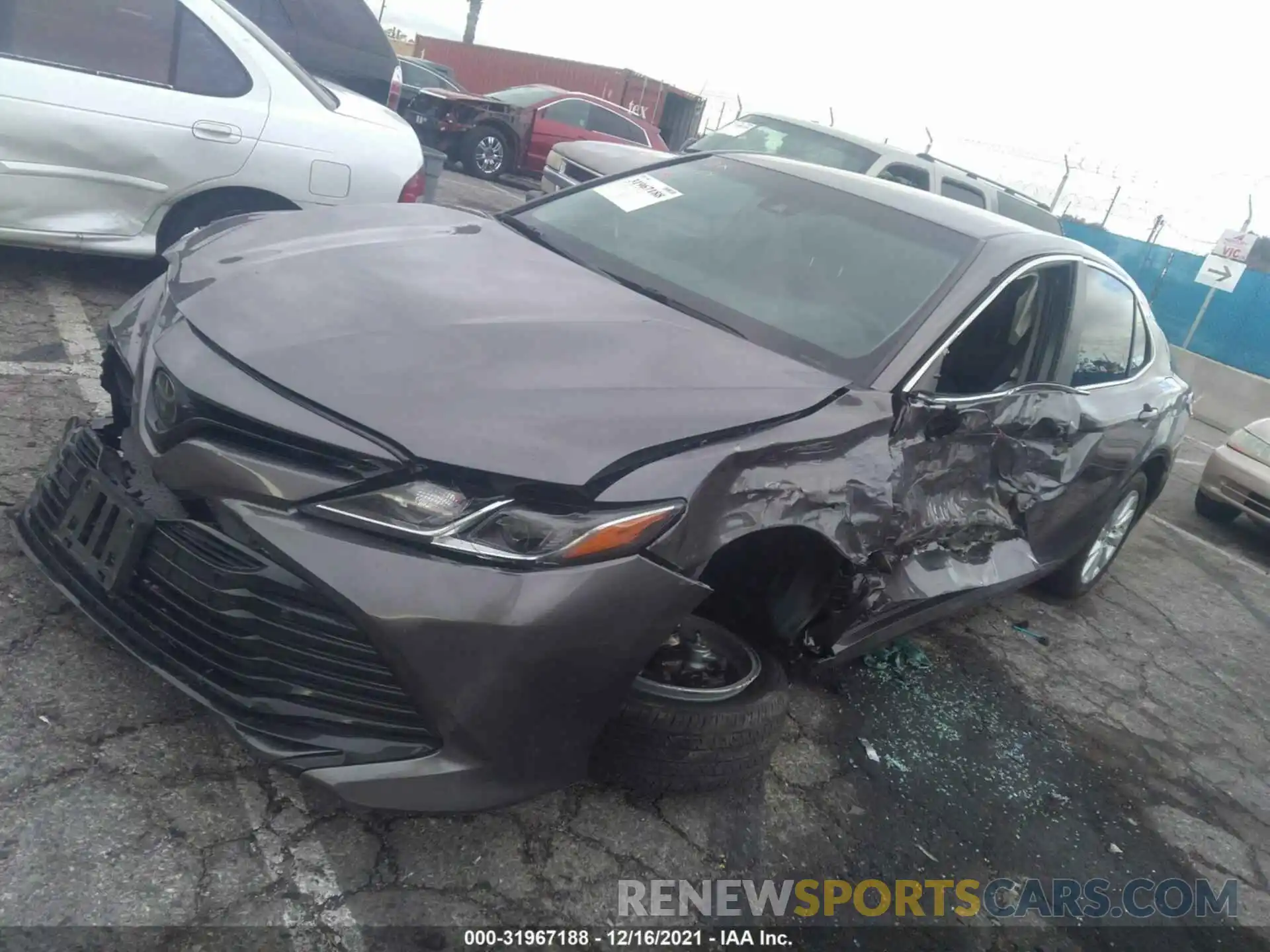 2 Photograph of a damaged car 4T1B11HK5KU826884 TOYOTA CAMRY 2019