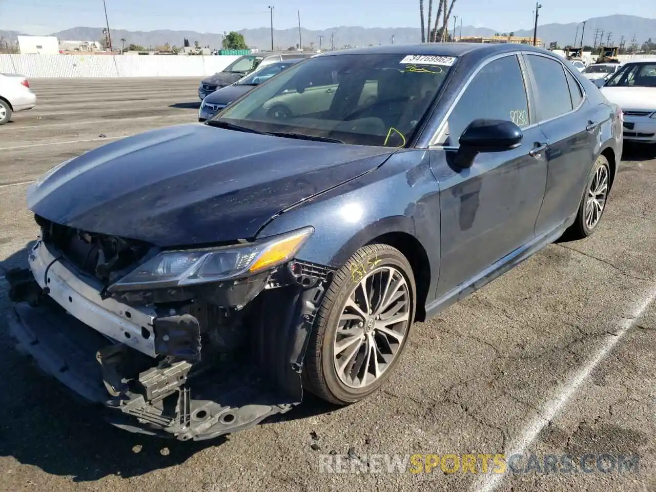 2 Photograph of a damaged car 4T1B11HK5KU828358 TOYOTA CAMRY 2019