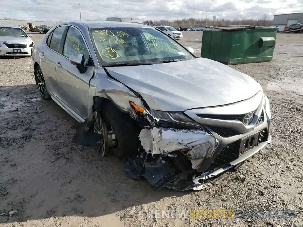 1 Photograph of a damaged car 4T1B11HK5KU834841 TOYOTA CAMRY 2019