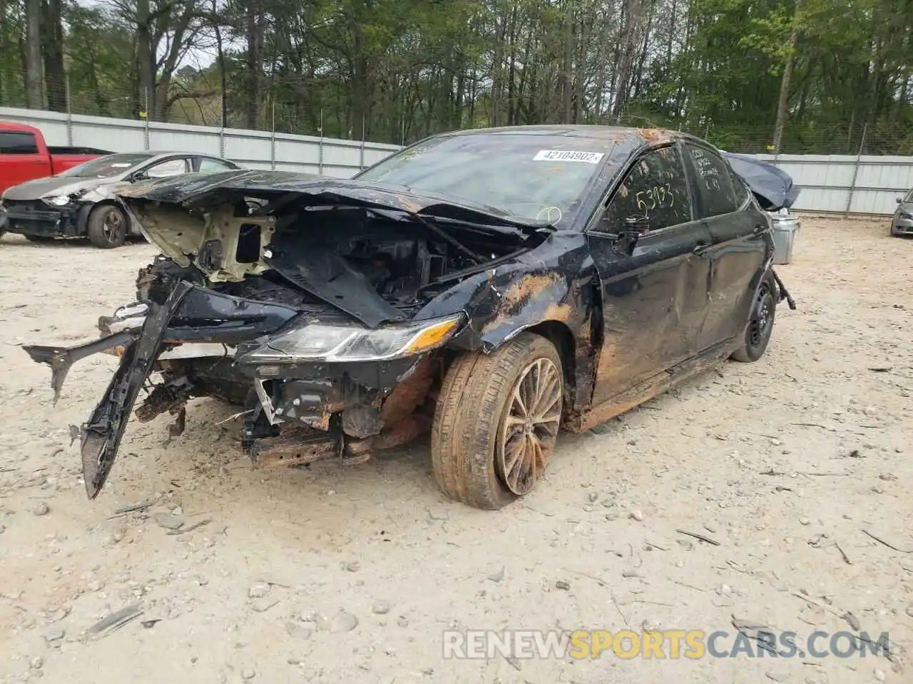 2 Photograph of a damaged car 4T1B11HK5KU834936 TOYOTA CAMRY 2019