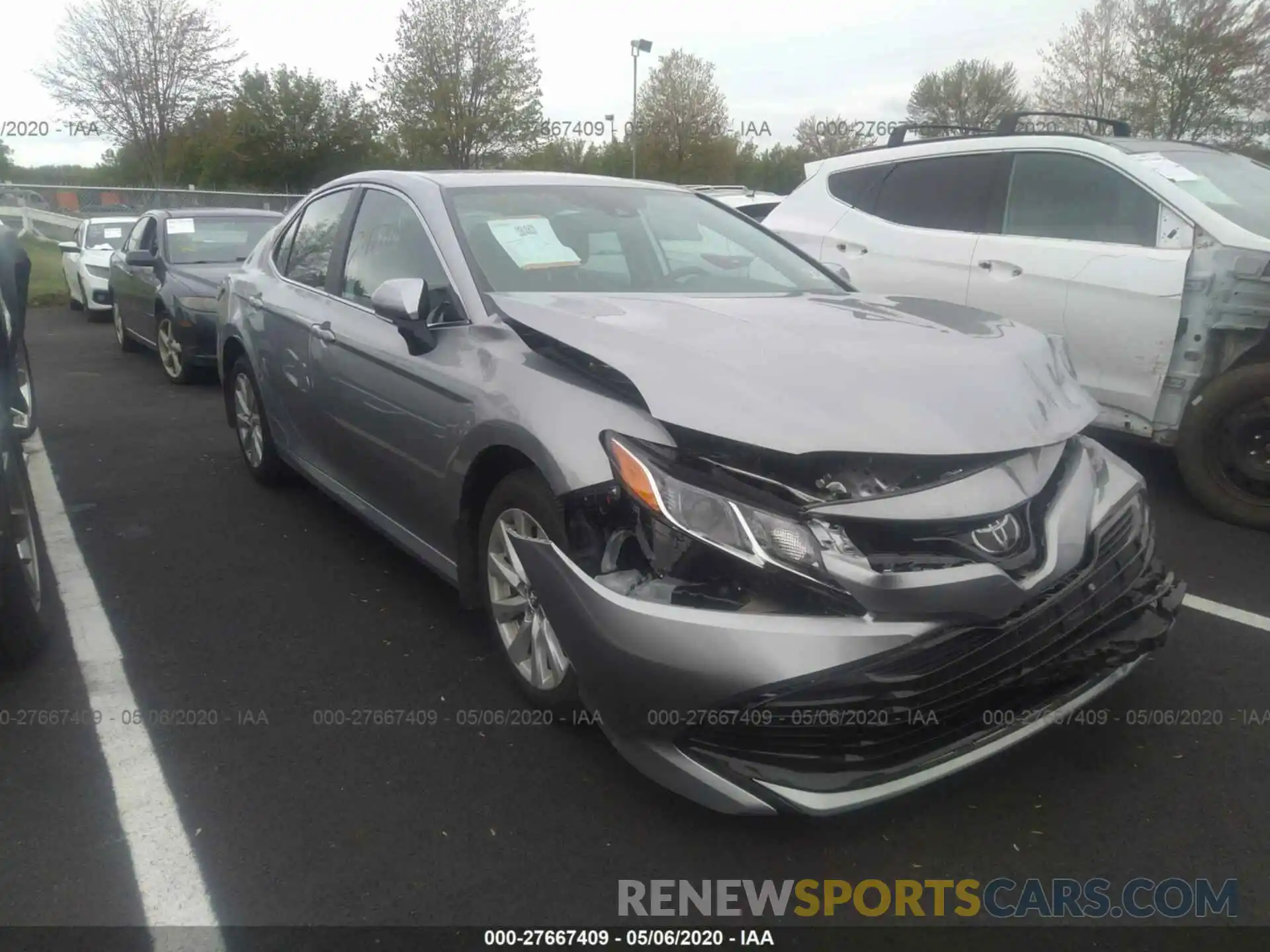 1 Photograph of a damaged car 4T1B11HK5KU837044 TOYOTA CAMRY 2019