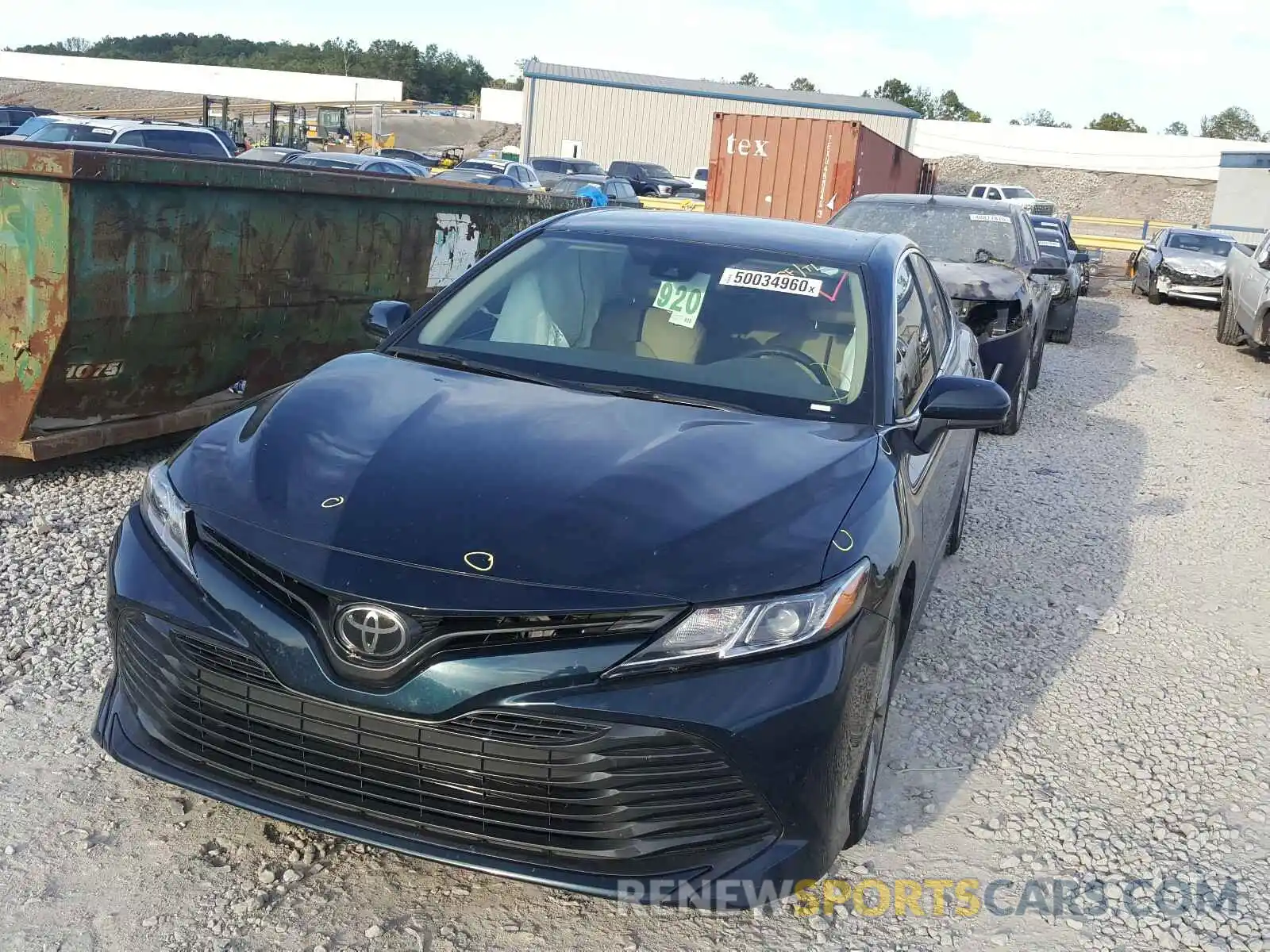 2 Photograph of a damaged car 4T1B11HK5KU838324 TOYOTA CAMRY 2019