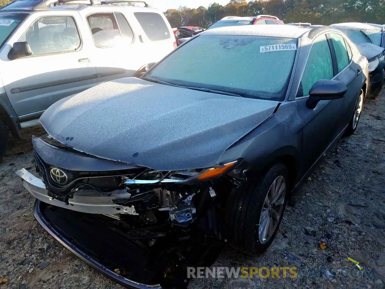 2 Photograph of a damaged car 4T1B11HK5KU841997 TOYOTA CAMRY 2019