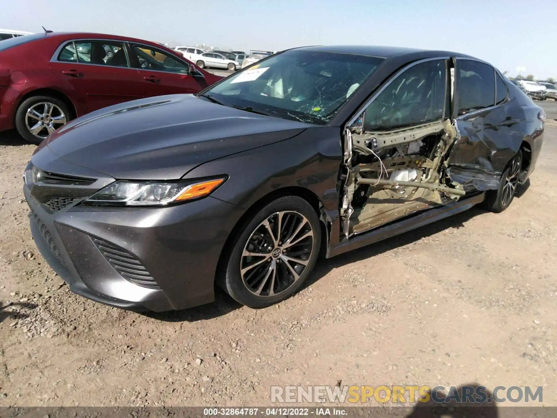 2 Photograph of a damaged car 4T1B11HK5KU844186 TOYOTA CAMRY 2019