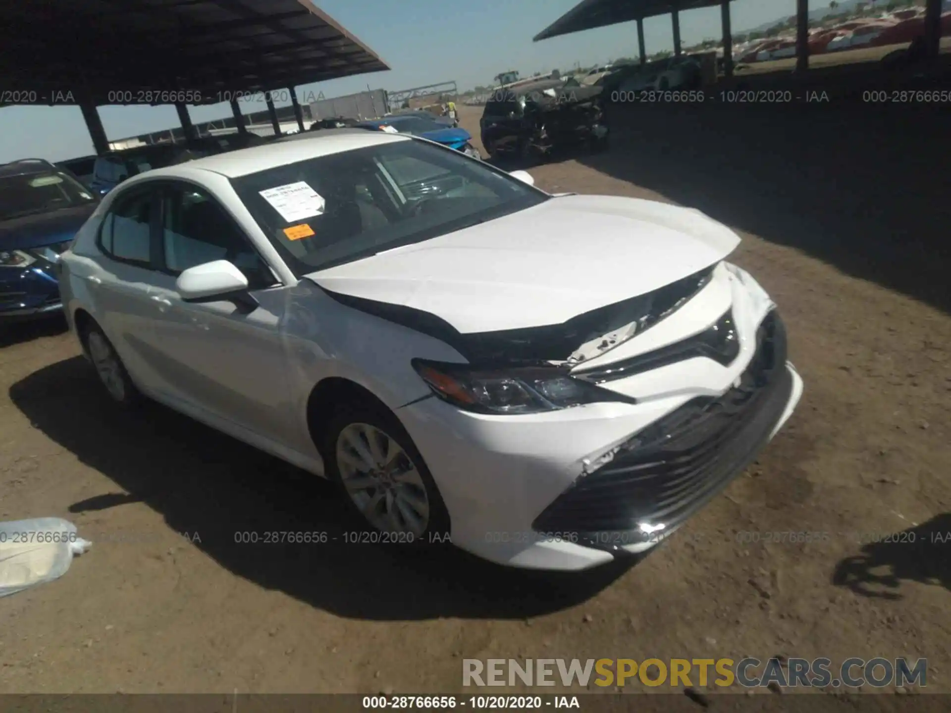 1 Photograph of a damaged car 4T1B11HK5KU848982 TOYOTA CAMRY 2019