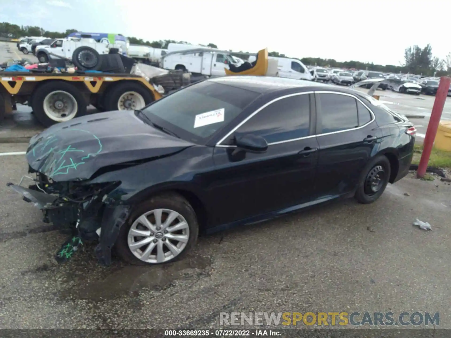 2 Photograph of a damaged car 4T1B11HK5KU849579 TOYOTA CAMRY 2019