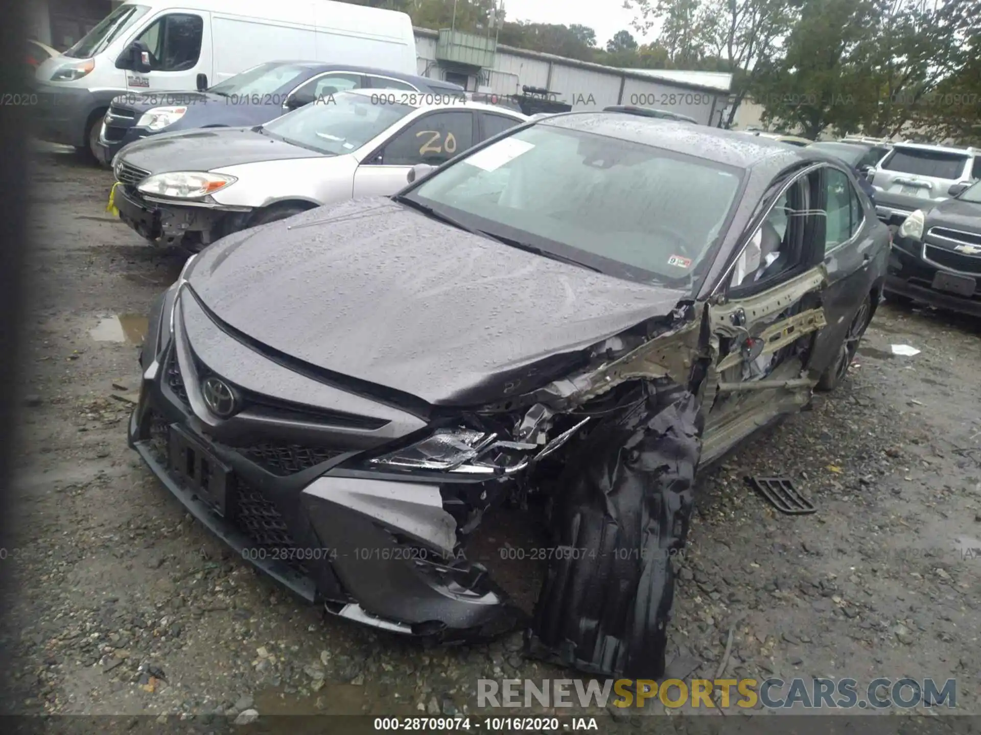 2 Photograph of a damaged car 4T1B11HK5KU854295 TOYOTA CAMRY 2019
