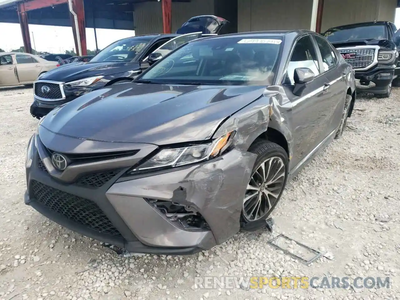 2 Photograph of a damaged car 4T1B11HK5KU855978 TOYOTA CAMRY 2019