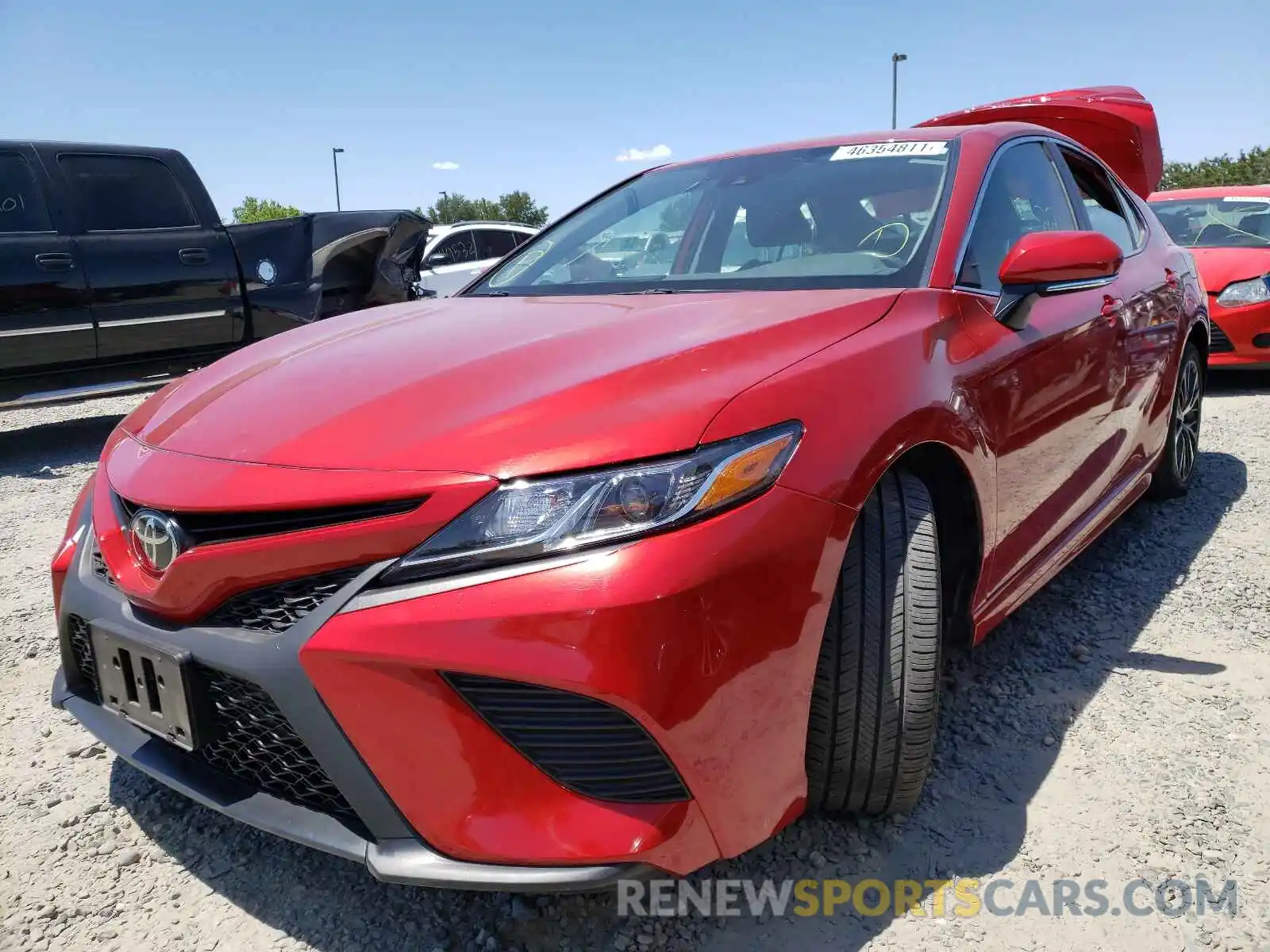 2 Photograph of a damaged car 4T1B11HK6KU161509 TOYOTA CAMRY 2019