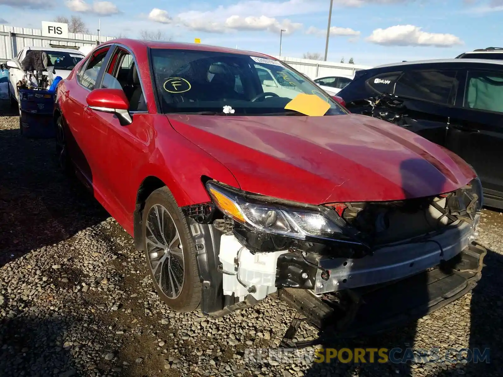 1 Photograph of a damaged car 4T1B11HK6KU163969 TOYOTA CAMRY 2019