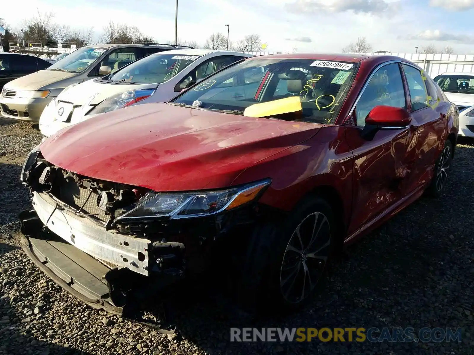 2 Photograph of a damaged car 4T1B11HK6KU163969 TOYOTA CAMRY 2019