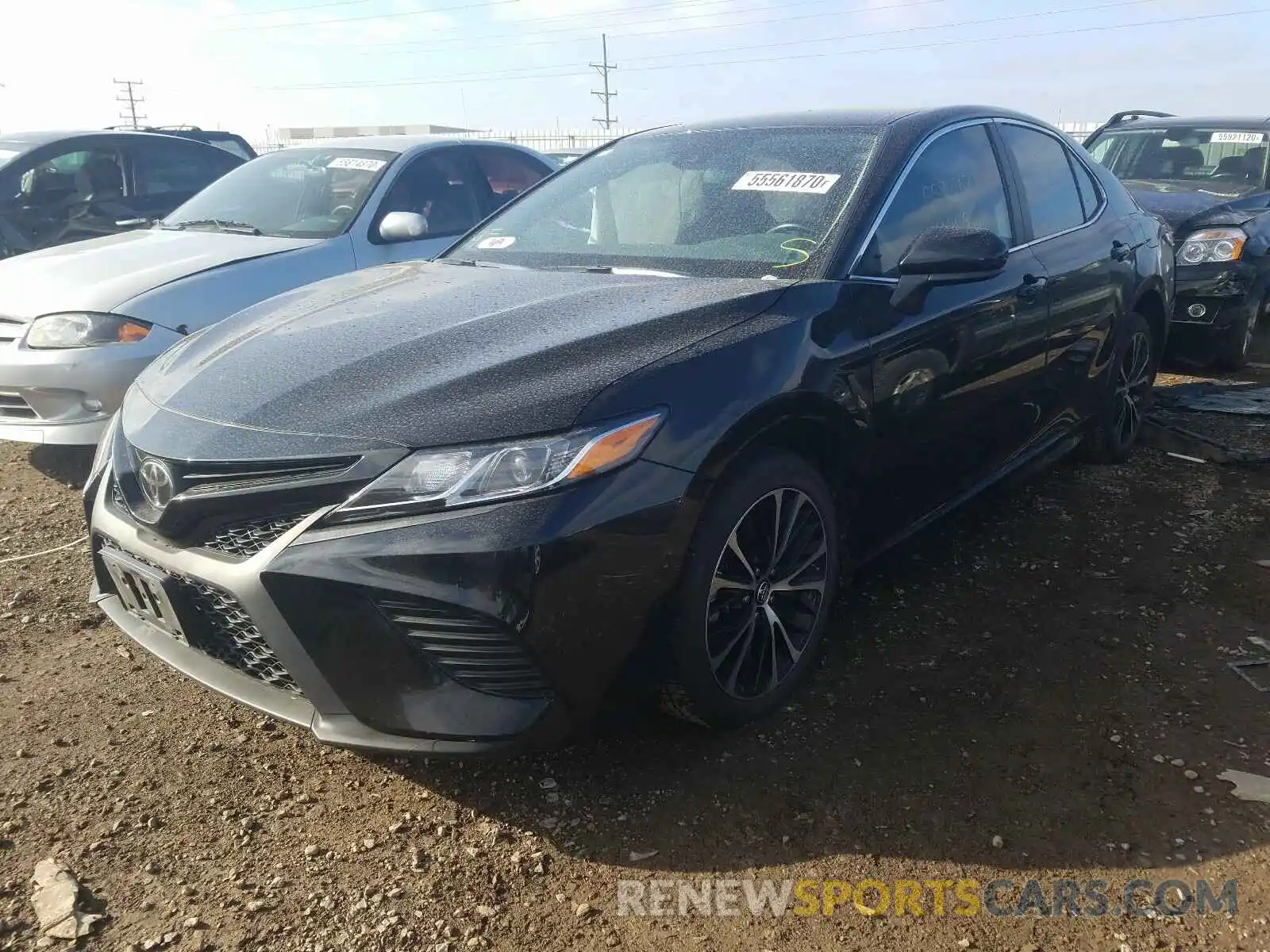 2 Photograph of a damaged car 4T1B11HK6KU164636 TOYOTA CAMRY 2019