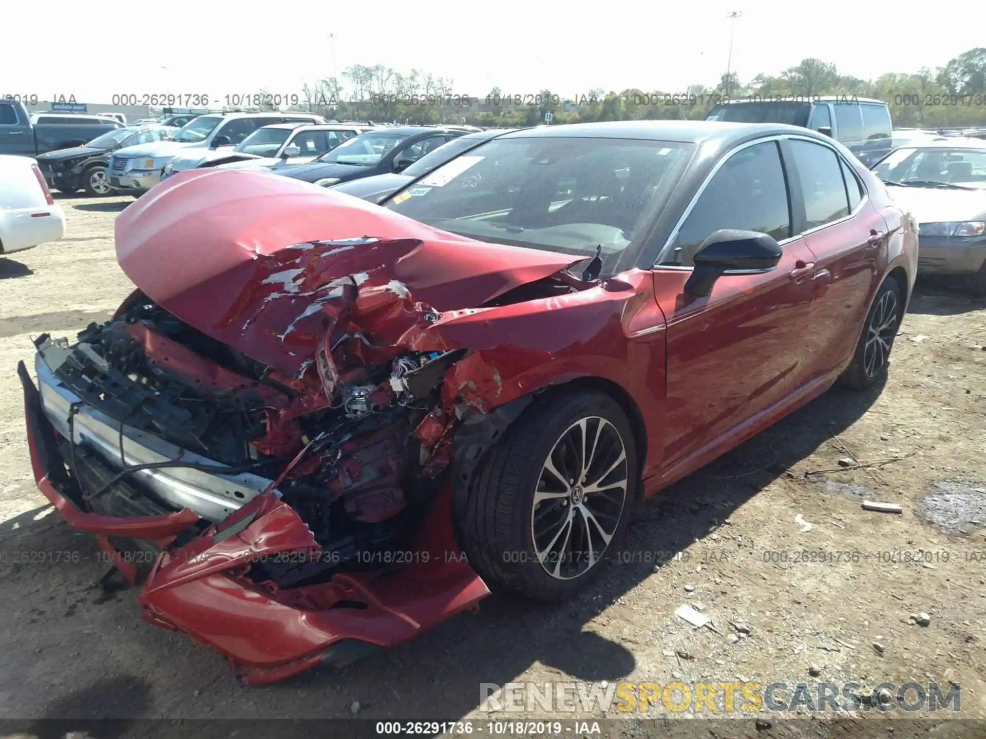 2 Photograph of a damaged car 4T1B11HK6KU164670 TOYOTA CAMRY 2019