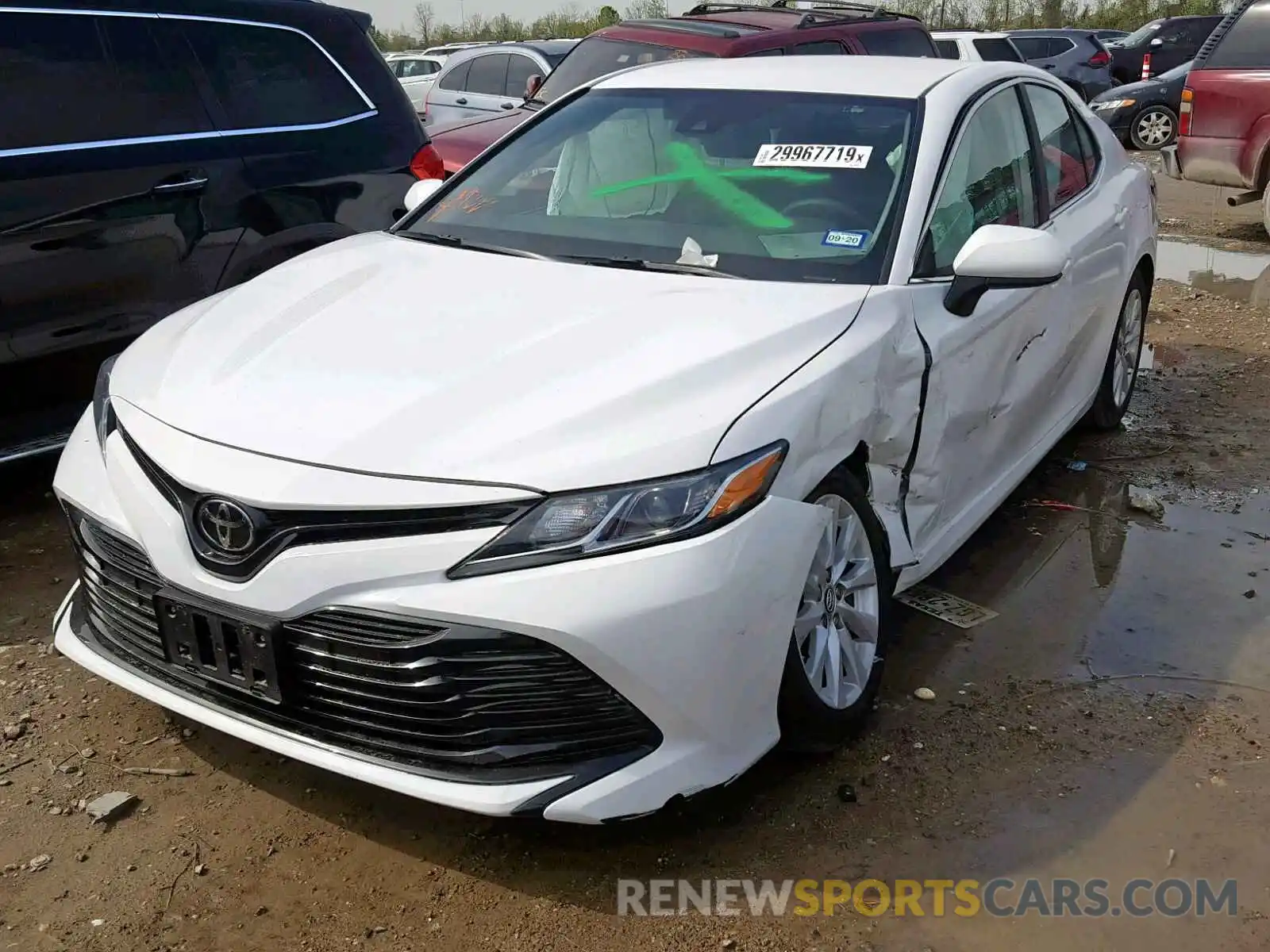 2 Photograph of a damaged car 4T1B11HK6KU165656 TOYOTA CAMRY 2019