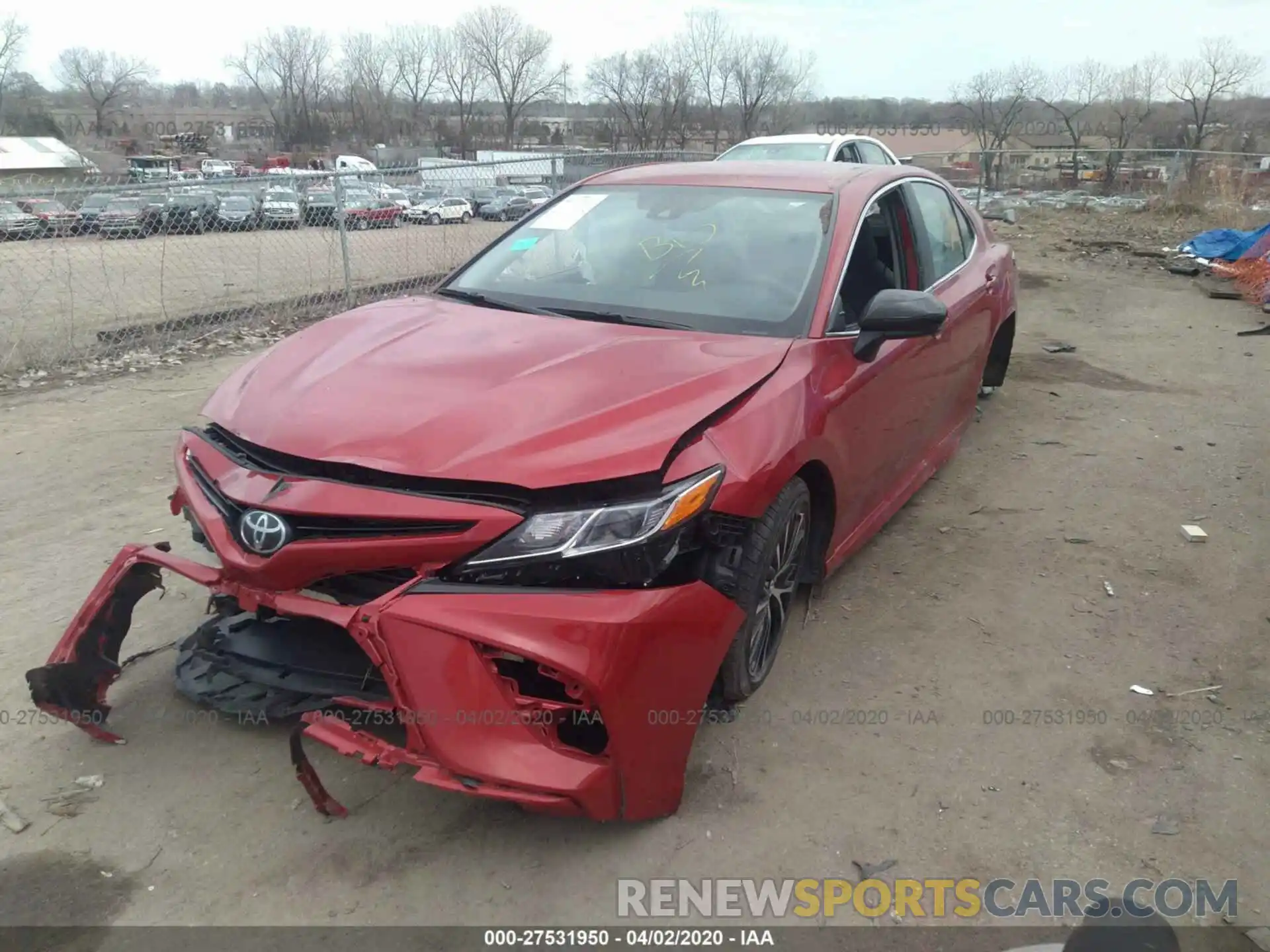 2 Photograph of a damaged car 4T1B11HK6KU170162 TOYOTA CAMRY 2019