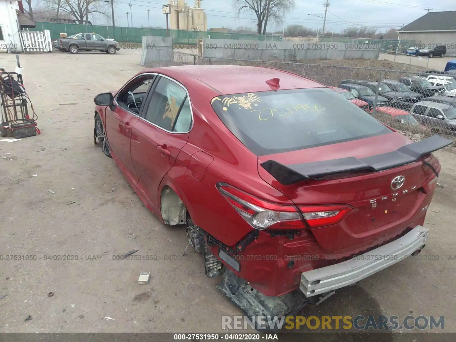 3 Photograph of a damaged car 4T1B11HK6KU170162 TOYOTA CAMRY 2019