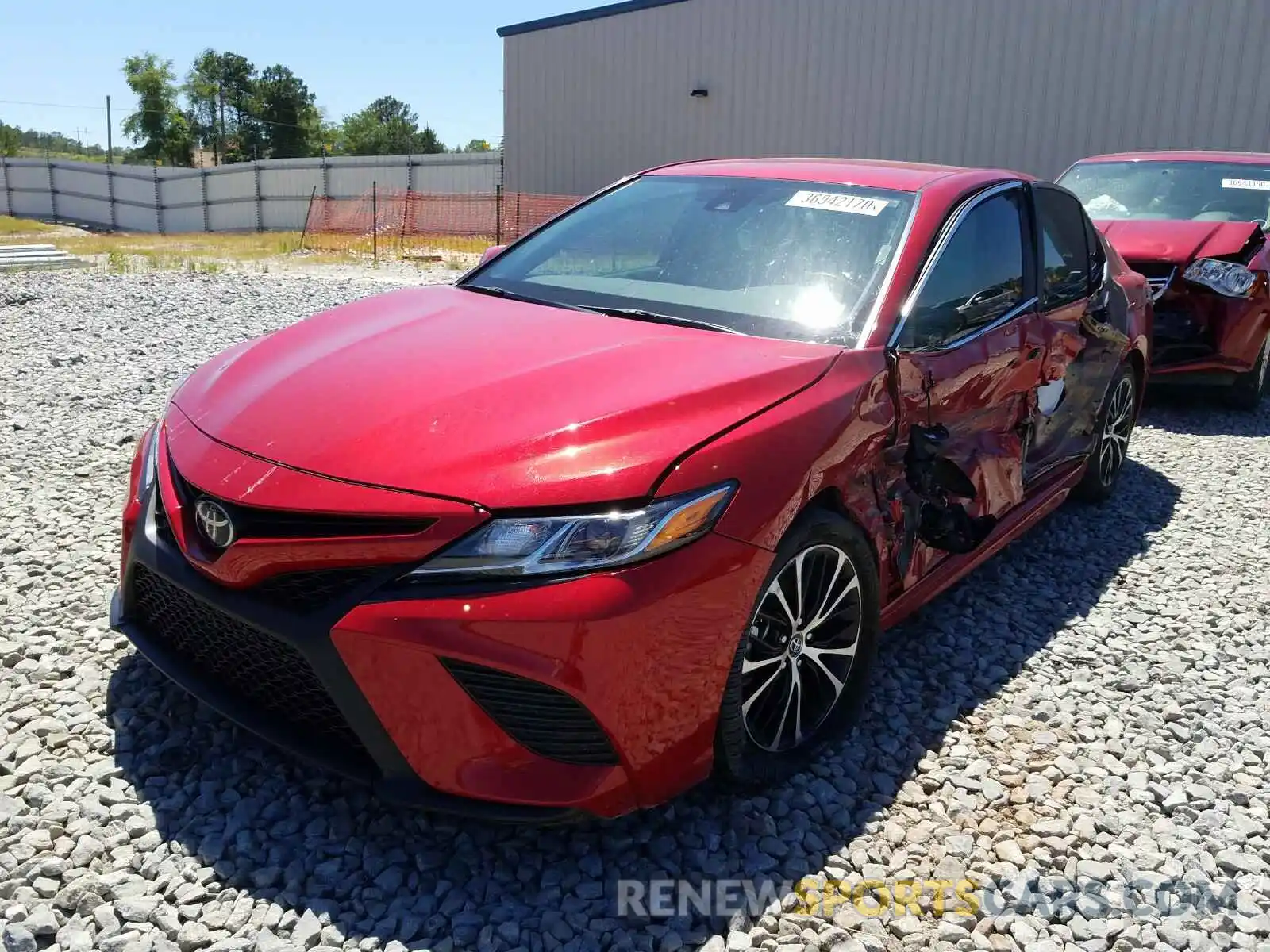 2 Photograph of a damaged car 4T1B11HK6KU171666 TOYOTA CAMRY 2019