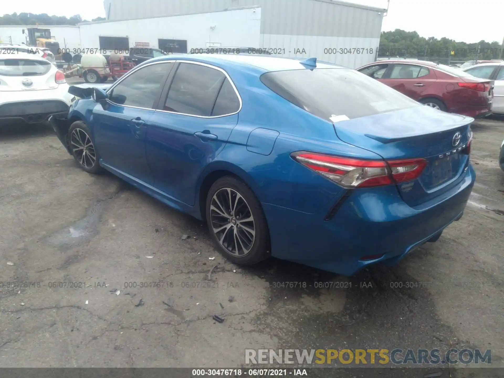 3 Photograph of a damaged car 4T1B11HK6KU173272 TOYOTA CAMRY 2019