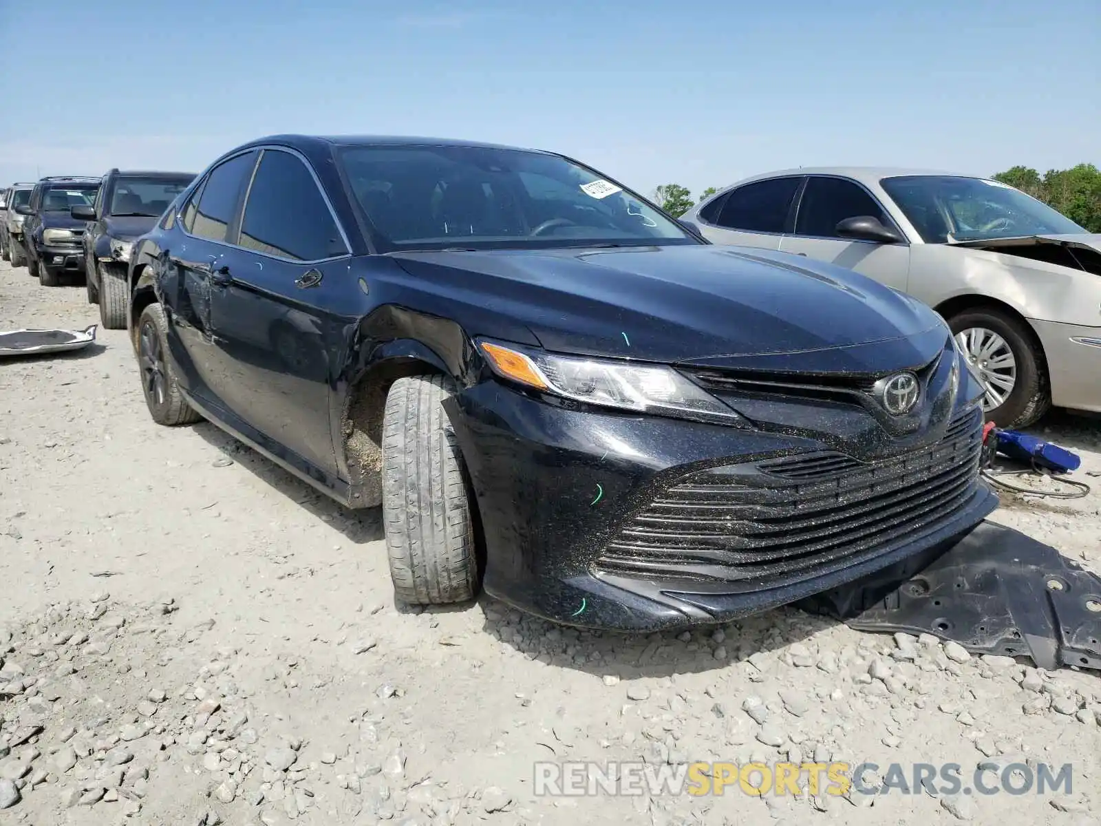 1 Photograph of a damaged car 4T1B11HK6KU173868 TOYOTA CAMRY 2019