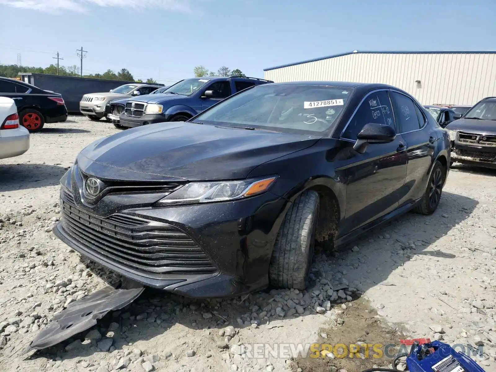 2 Photograph of a damaged car 4T1B11HK6KU173868 TOYOTA CAMRY 2019