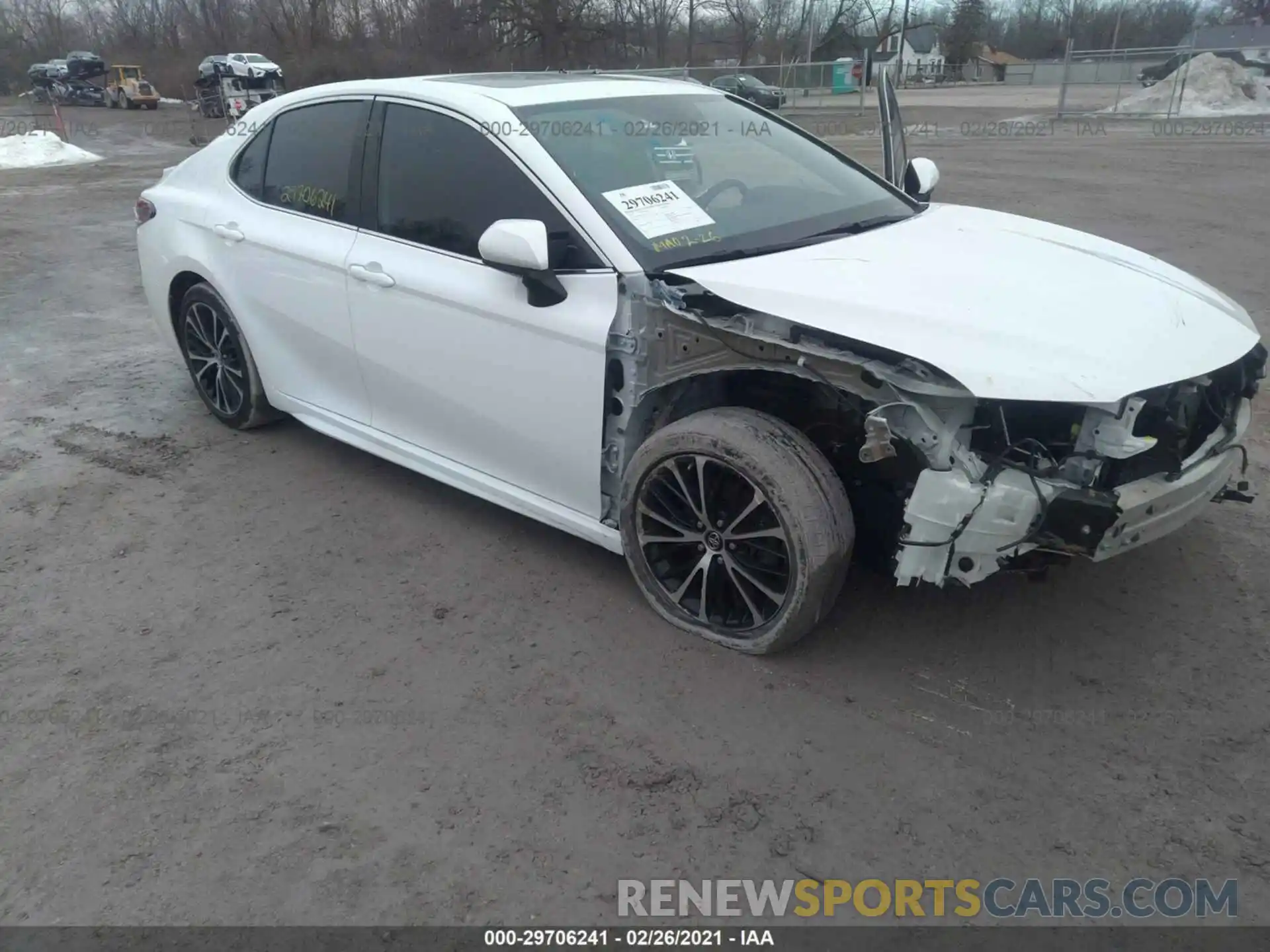 1 Photograph of a damaged car 4T1B11HK6KU177029 TOYOTA CAMRY 2019