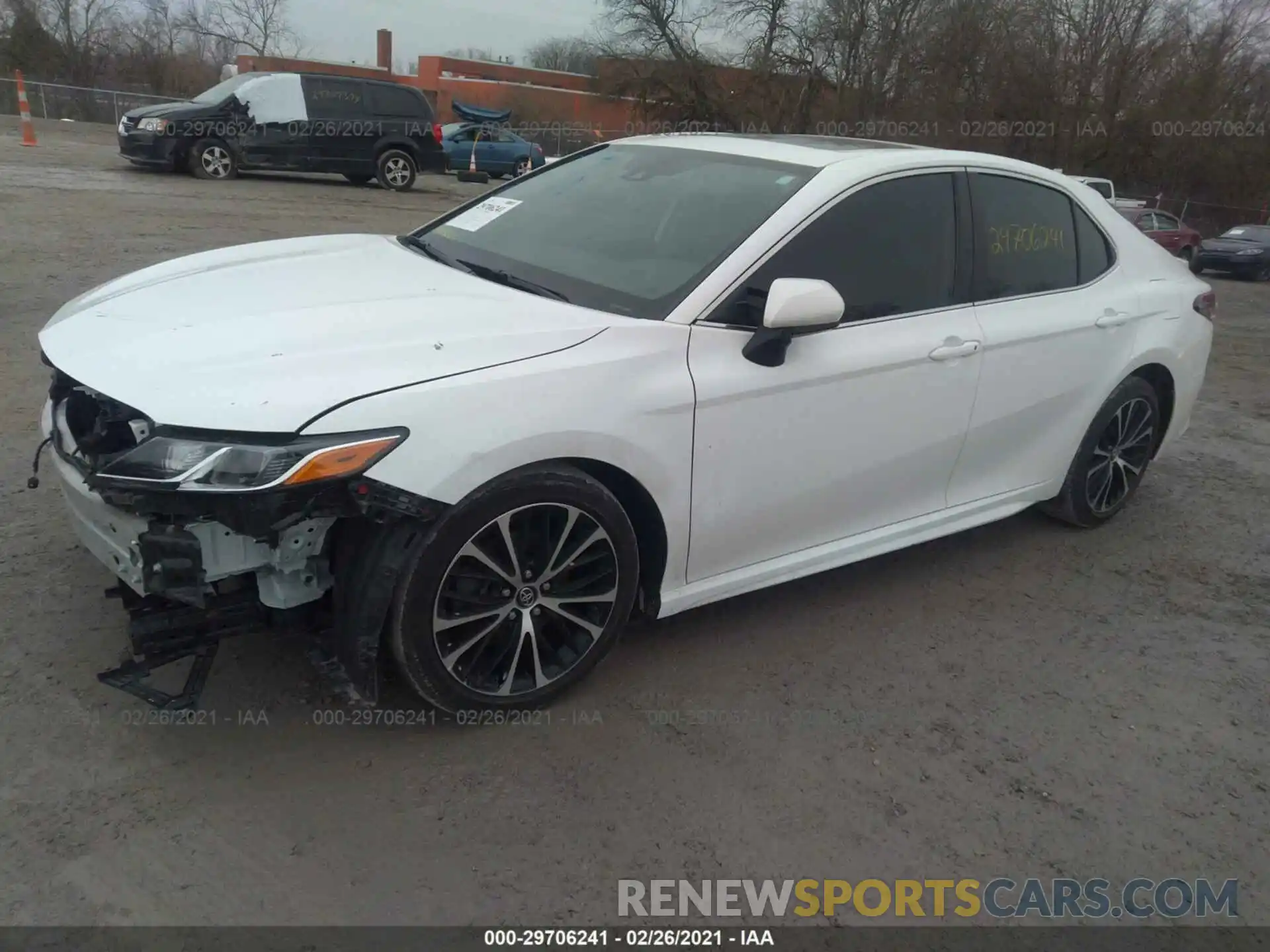 2 Photograph of a damaged car 4T1B11HK6KU177029 TOYOTA CAMRY 2019