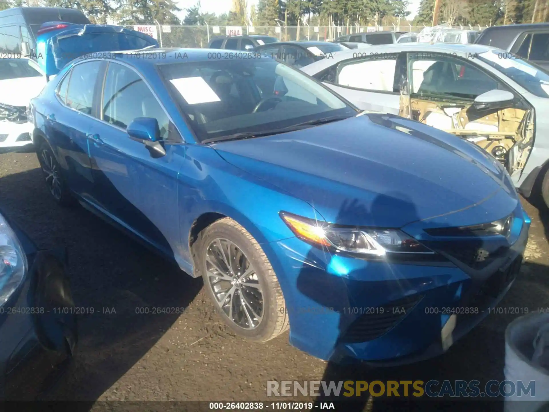 1 Photograph of a damaged car 4T1B11HK6KU178729 TOYOTA CAMRY 2019