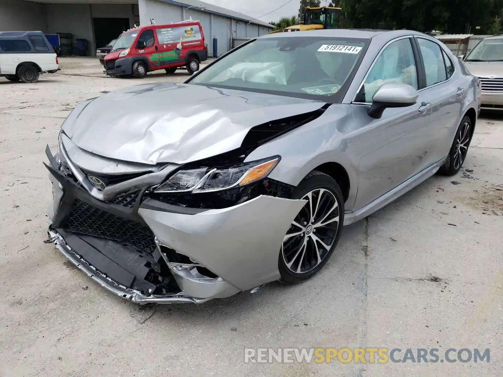 2 Photograph of a damaged car 4T1B11HK6KU180769 TOYOTA CAMRY 2019