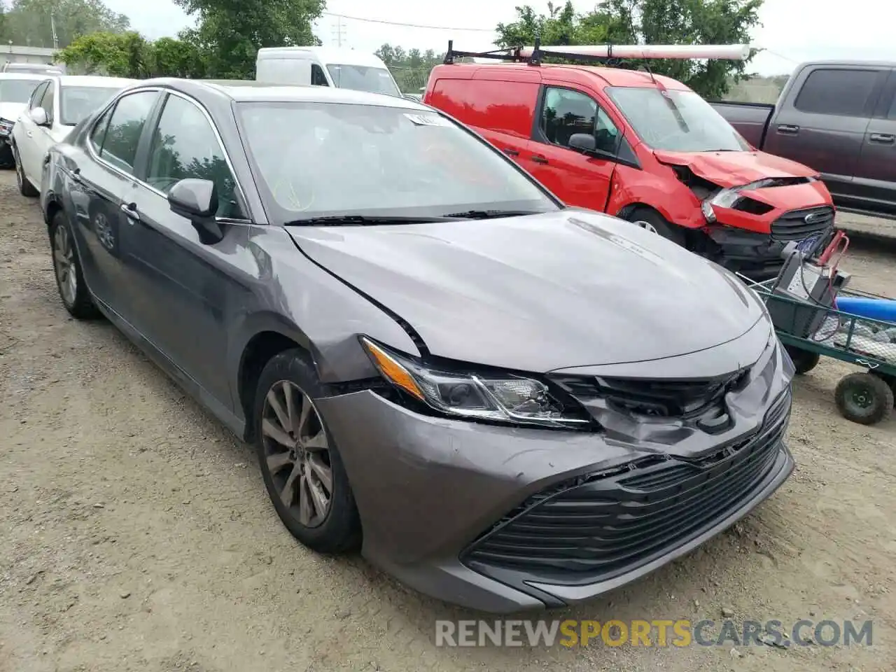 1 Photograph of a damaged car 4T1B11HK6KU181775 TOYOTA CAMRY 2019