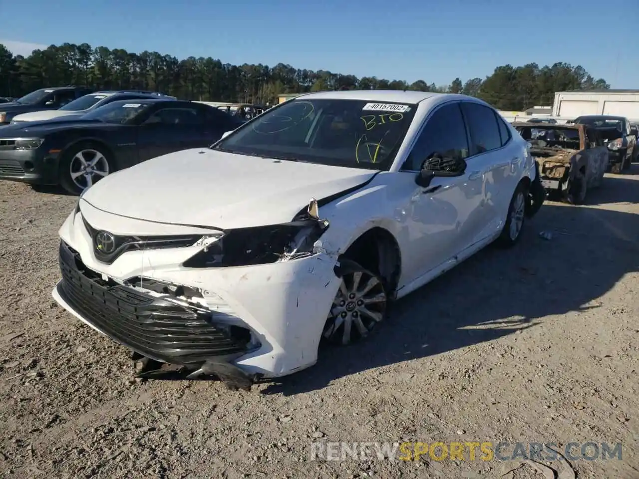 2 Photograph of a damaged car 4T1B11HK6KU182716 TOYOTA CAMRY 2019