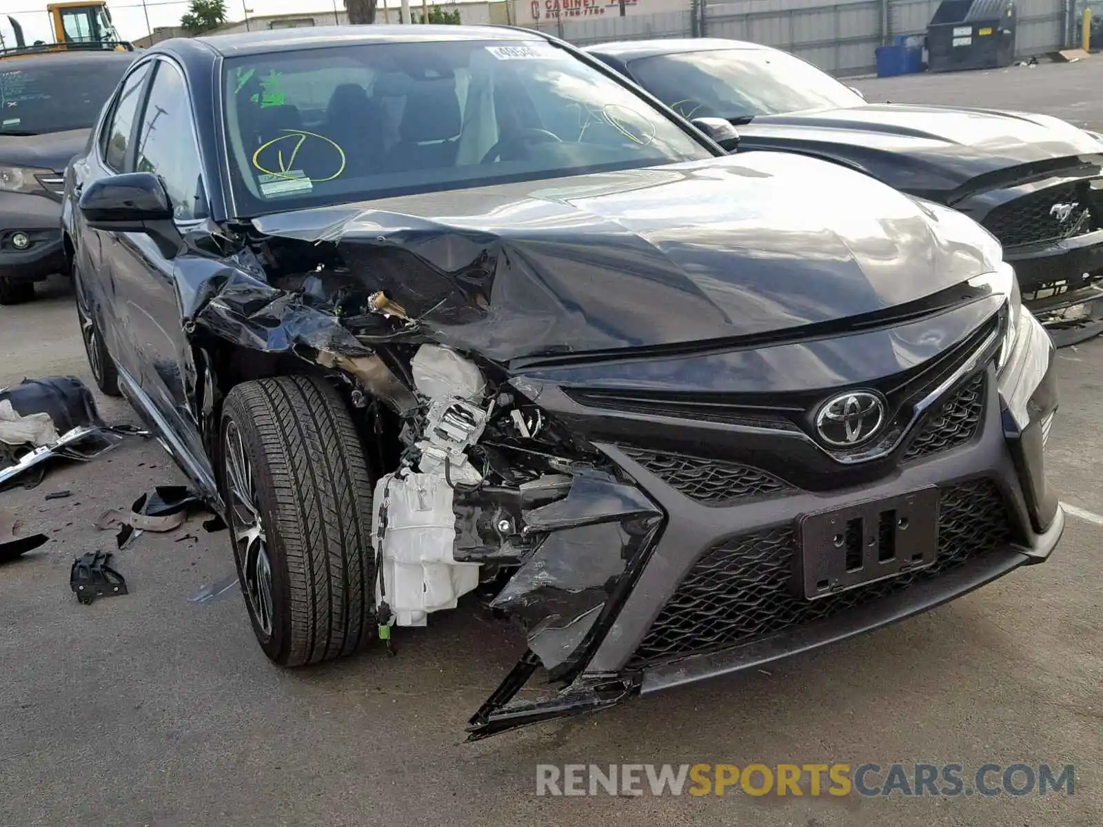 1 Photograph of a damaged car 4T1B11HK6KU184241 TOYOTA CAMRY 2019