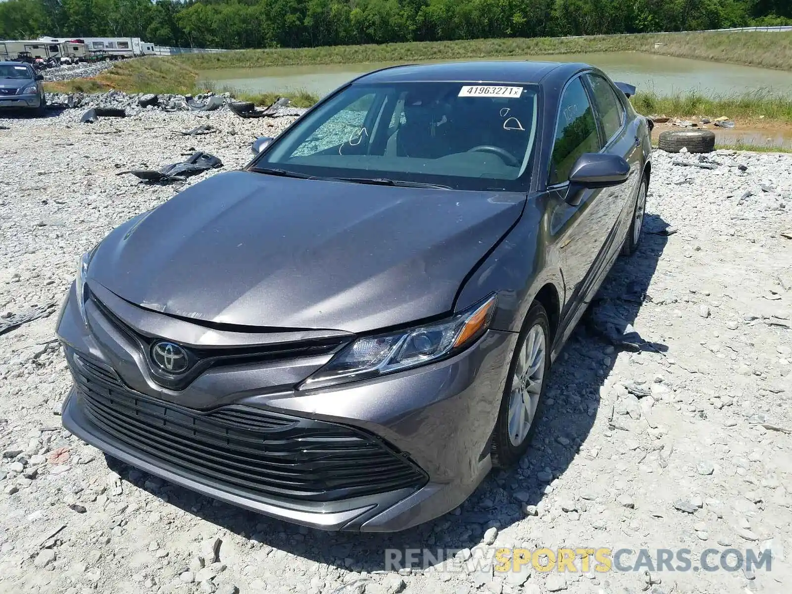 2 Photograph of a damaged car 4T1B11HK6KU184594 TOYOTA CAMRY 2019