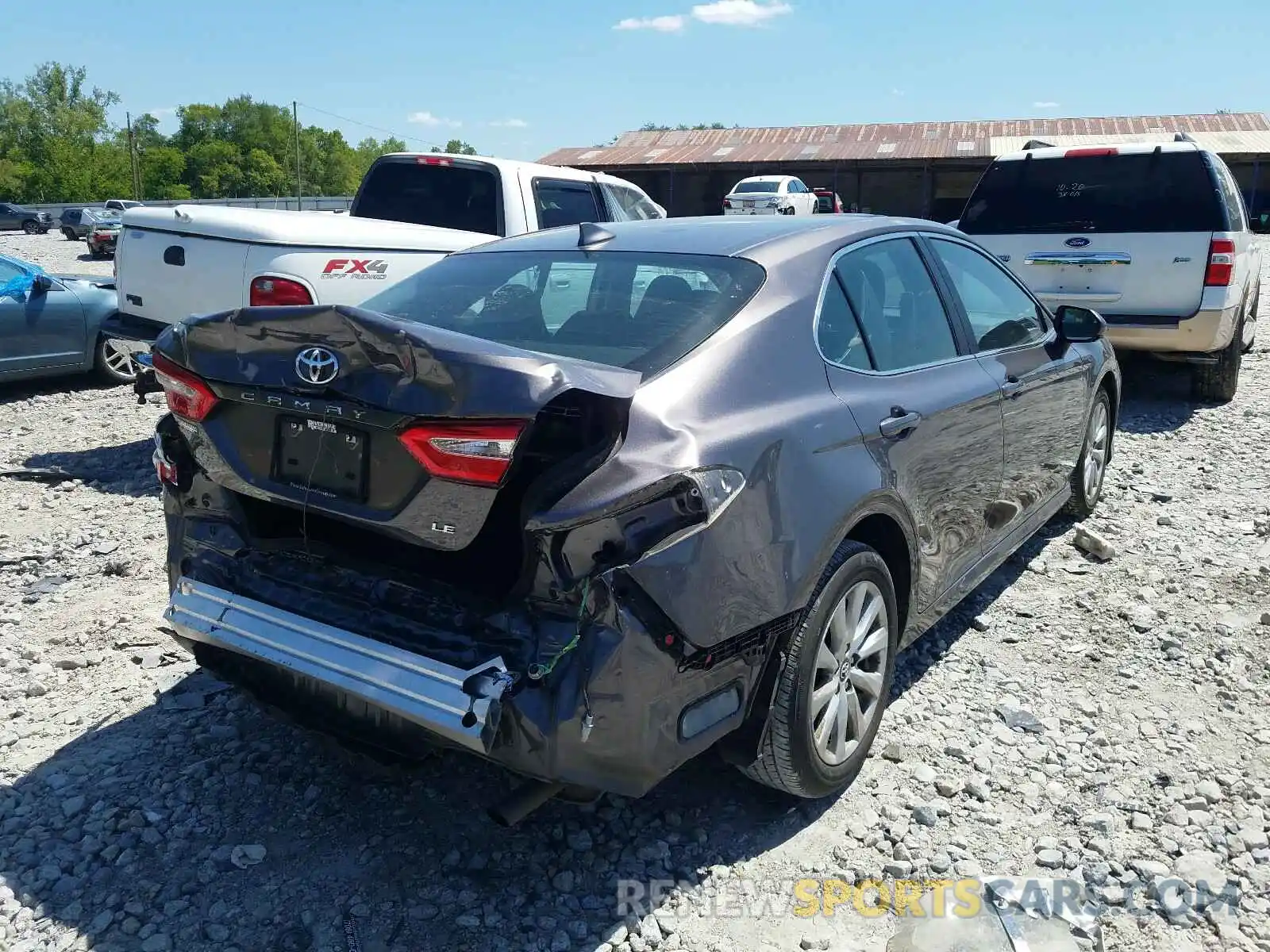 4 Photograph of a damaged car 4T1B11HK6KU184594 TOYOTA CAMRY 2019